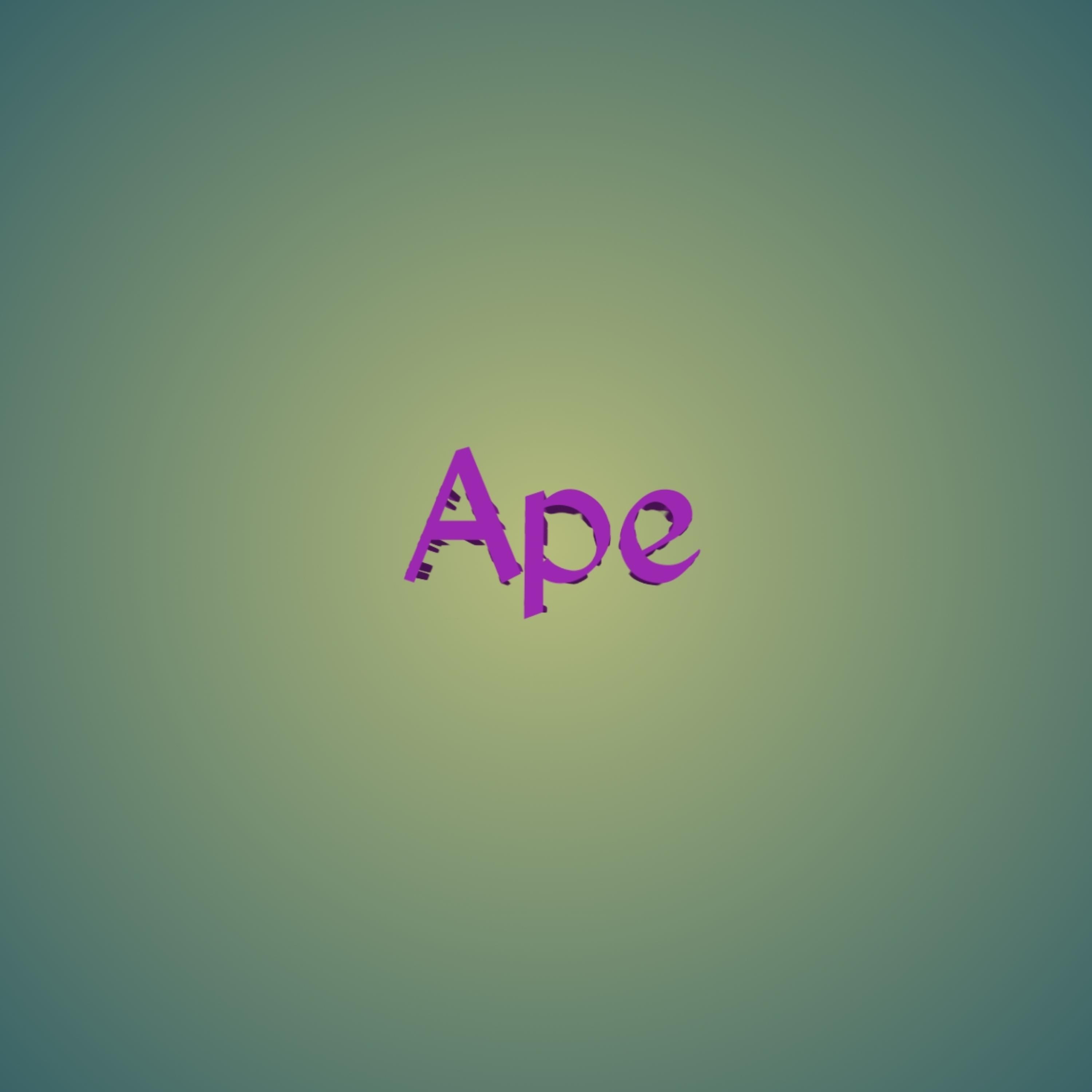 Ape artwork