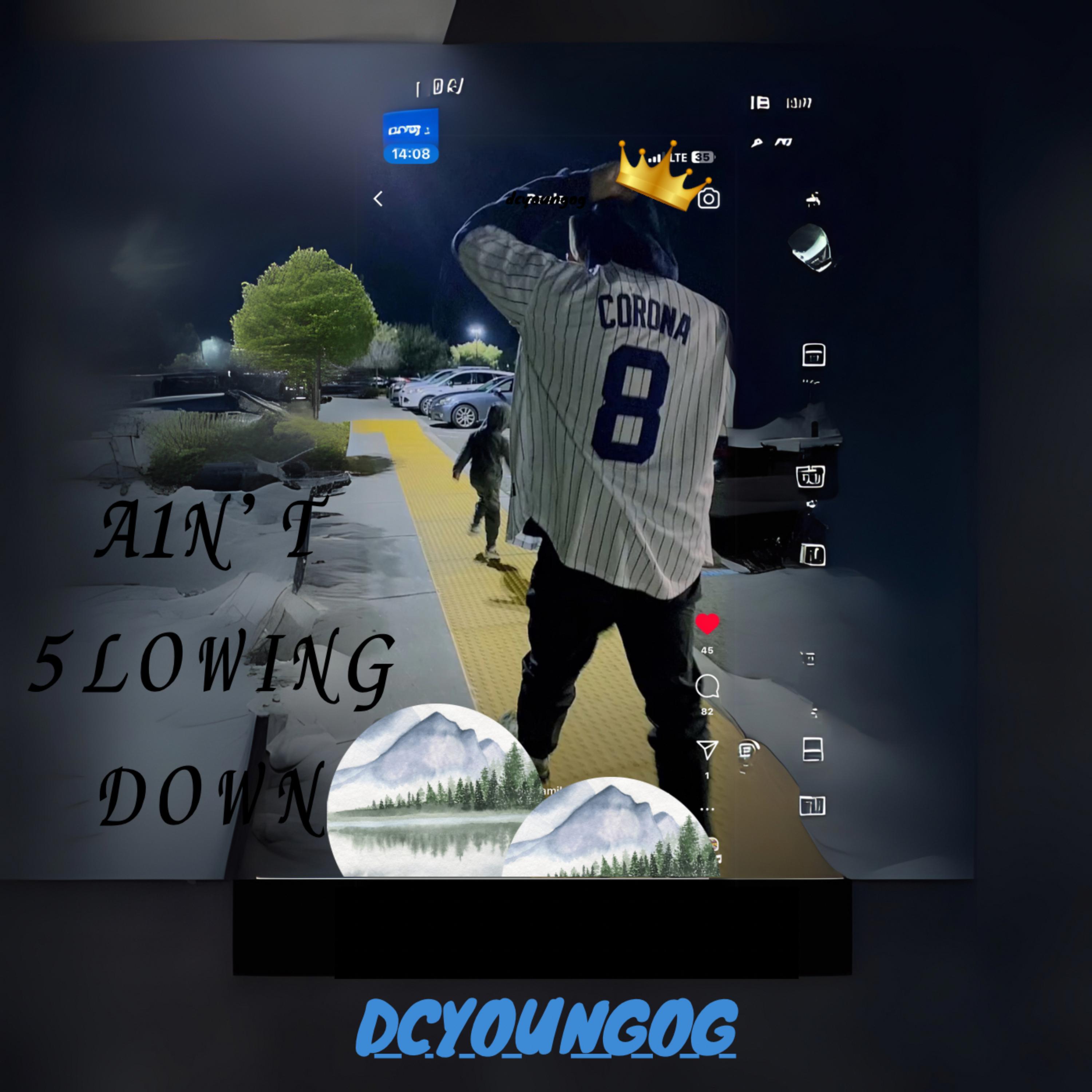A1N’T 5LOWING DOWN artwork