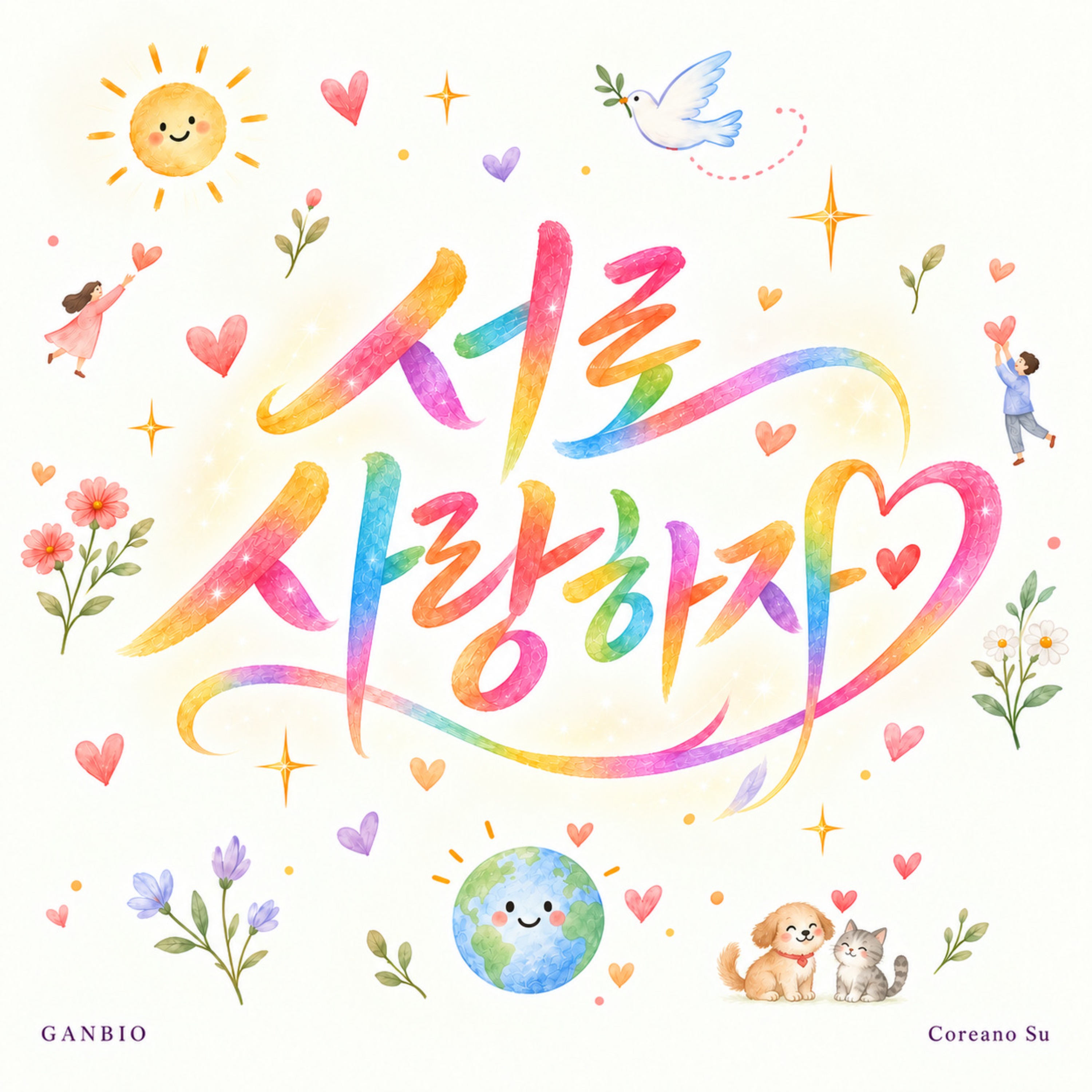 서로 사랑하자 by Coreano Su cover art