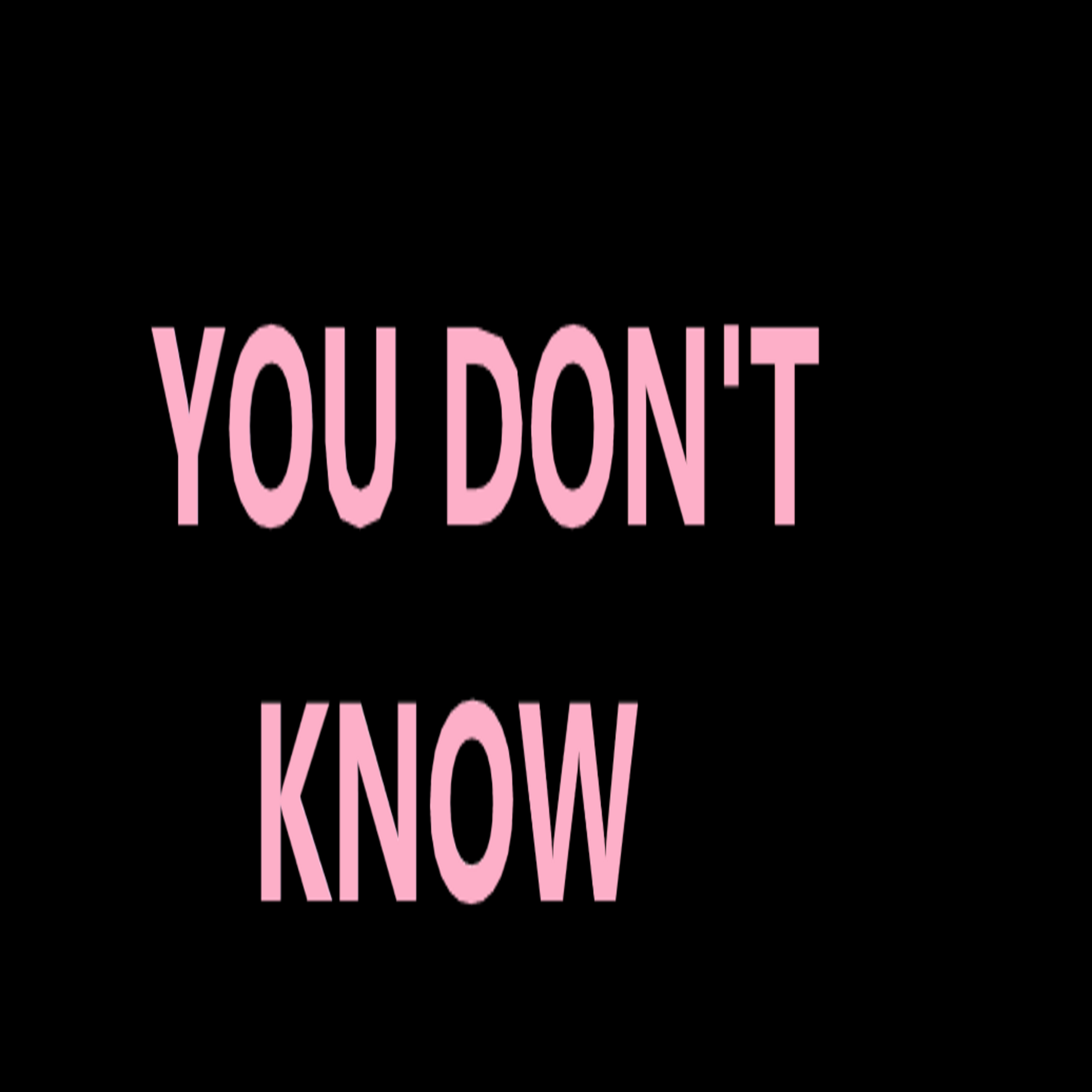 YOU DON'T KNOW artwork