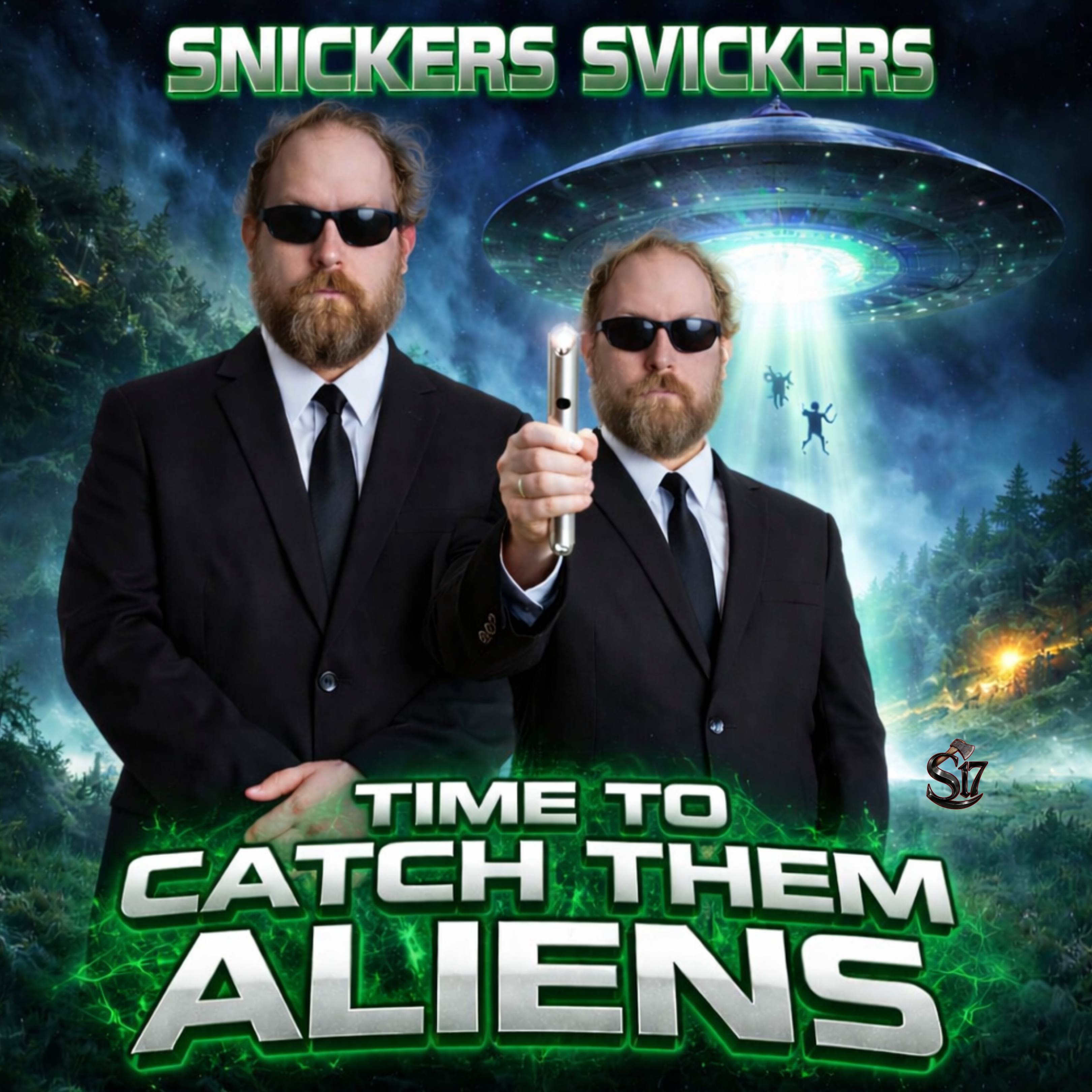TIME TO CATCH THEM ALIENS artwork