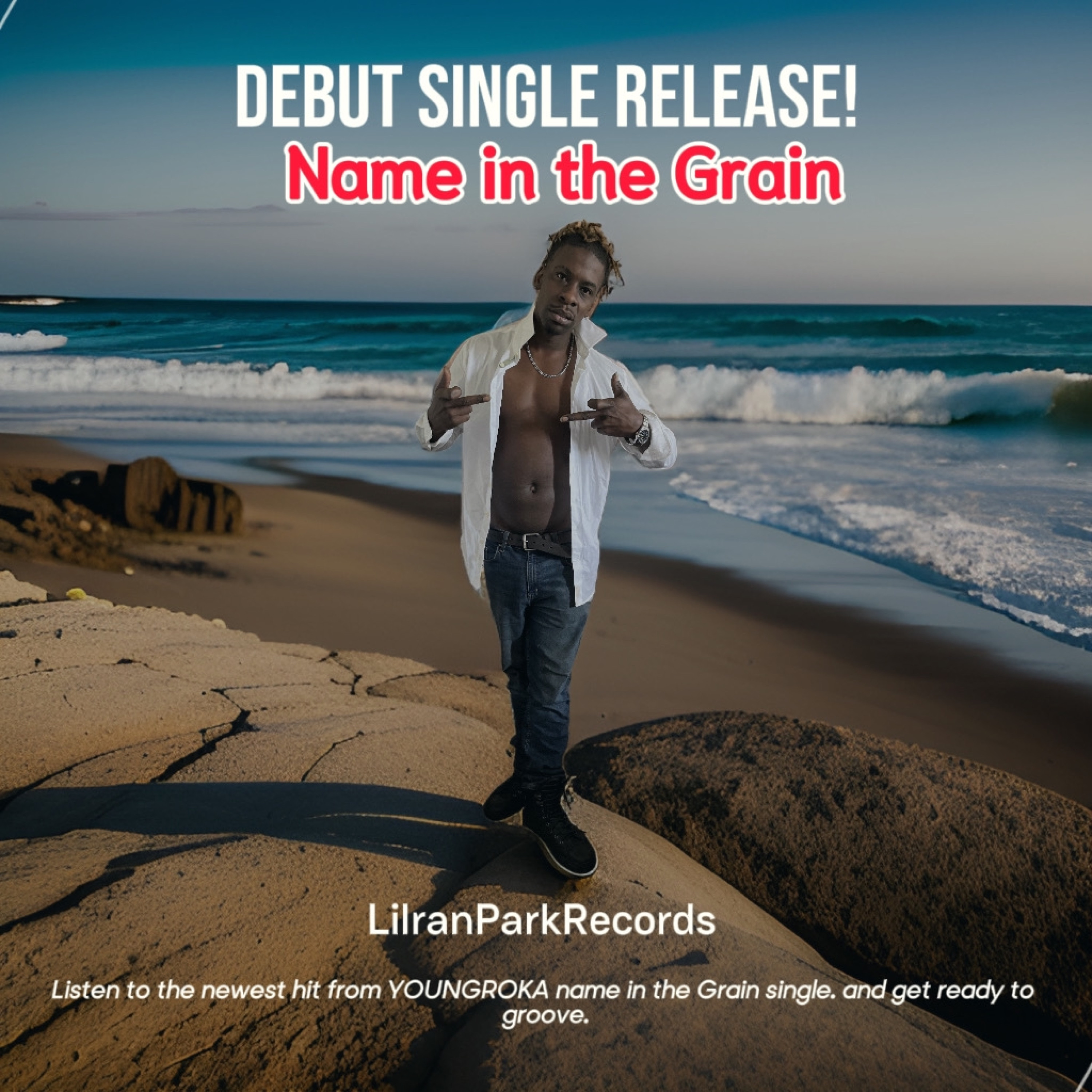 Name in the grain artwork