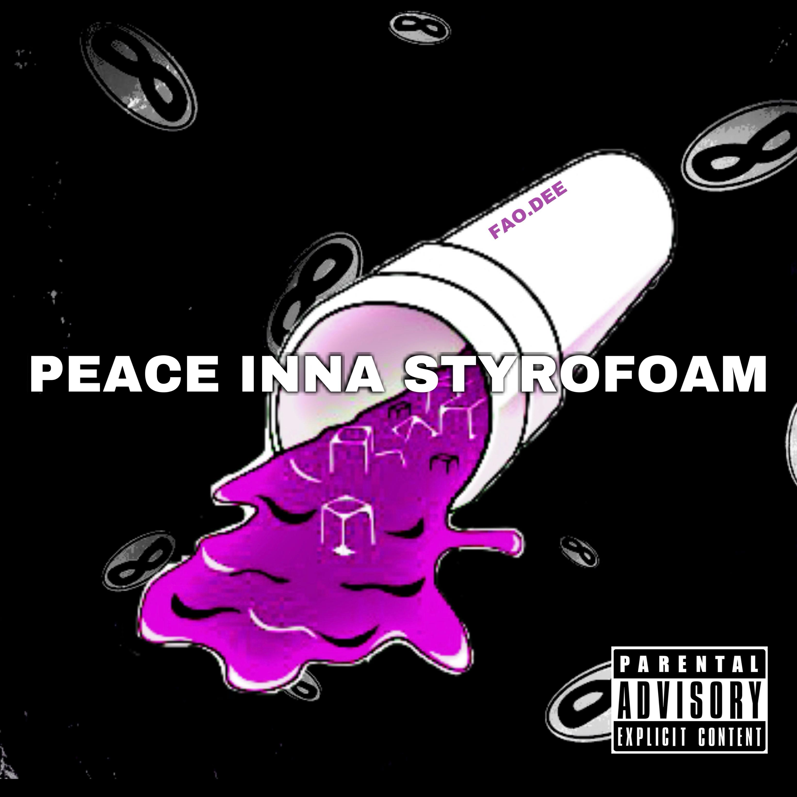 Peace Inna Styrofoam artwork