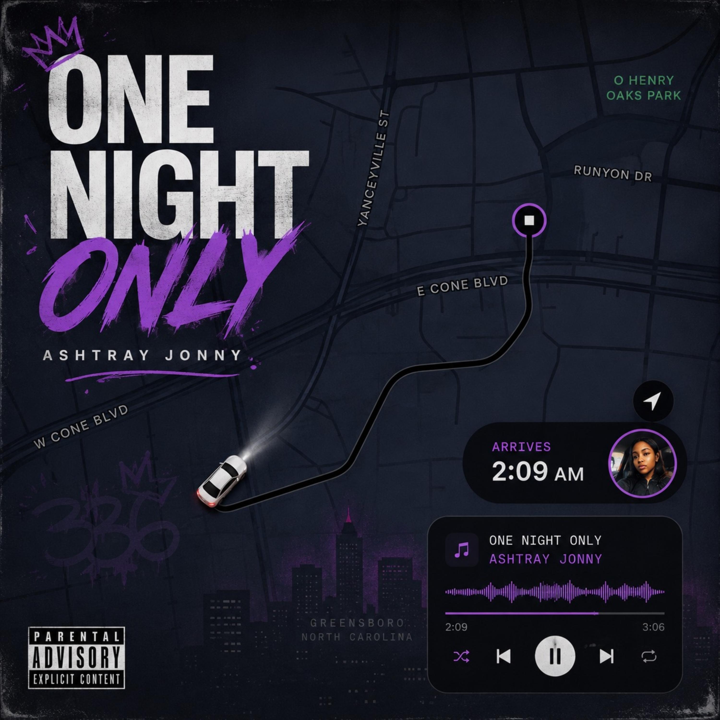 One Night Only by Ashtray Jonny cover art