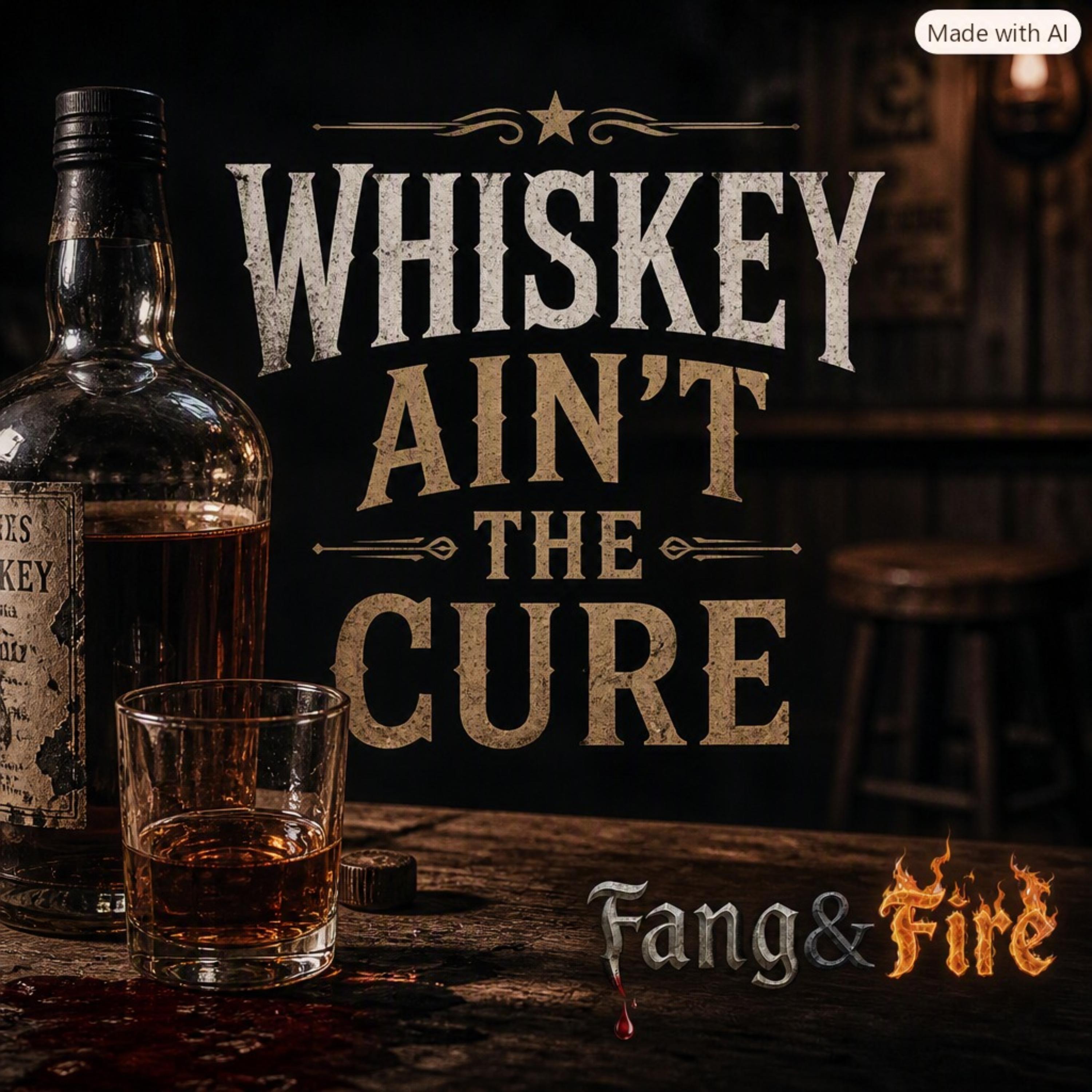 WHISKEY AINT THE CURE by Fang&Fire cover art