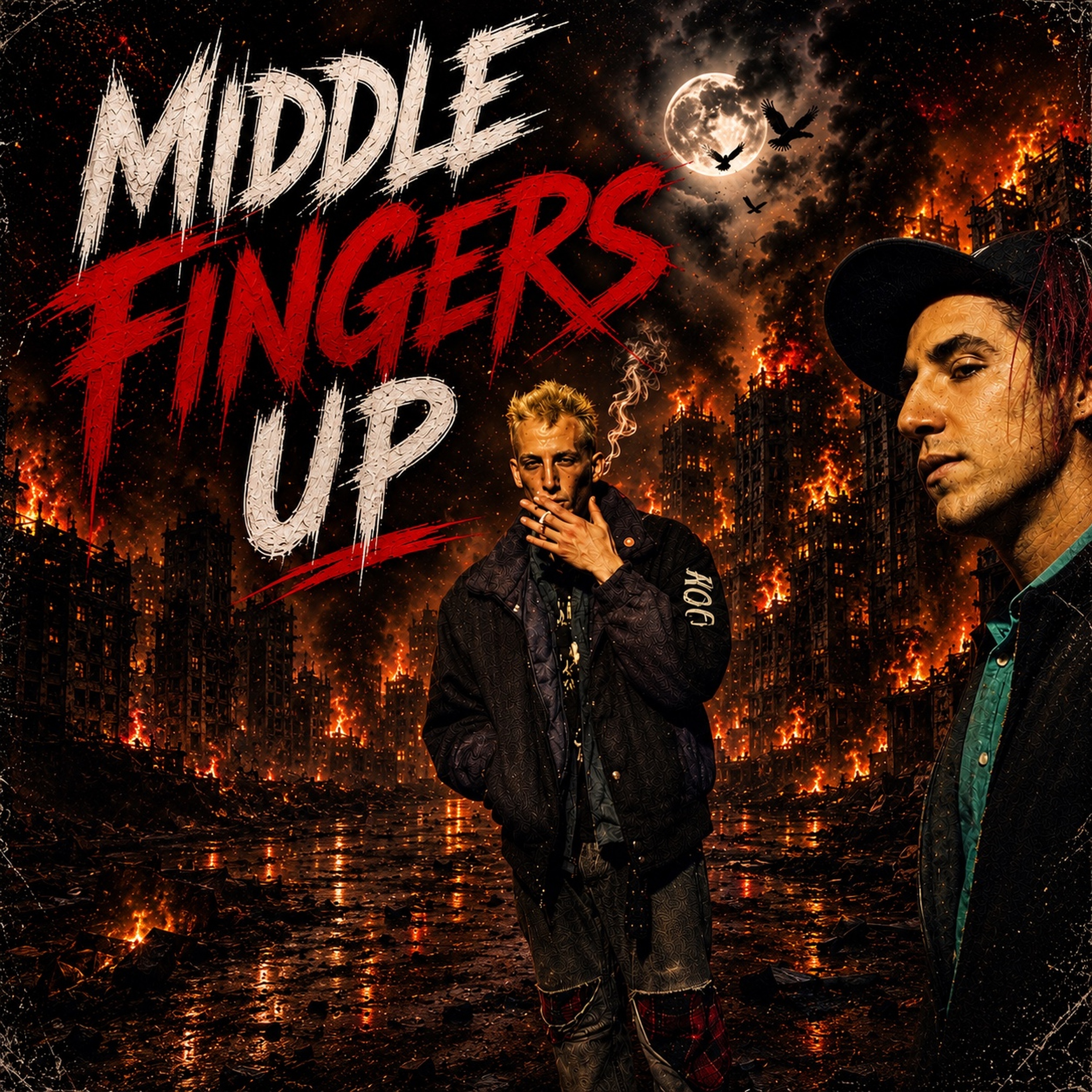 Middle Fingers Up by The White Wolf cover art