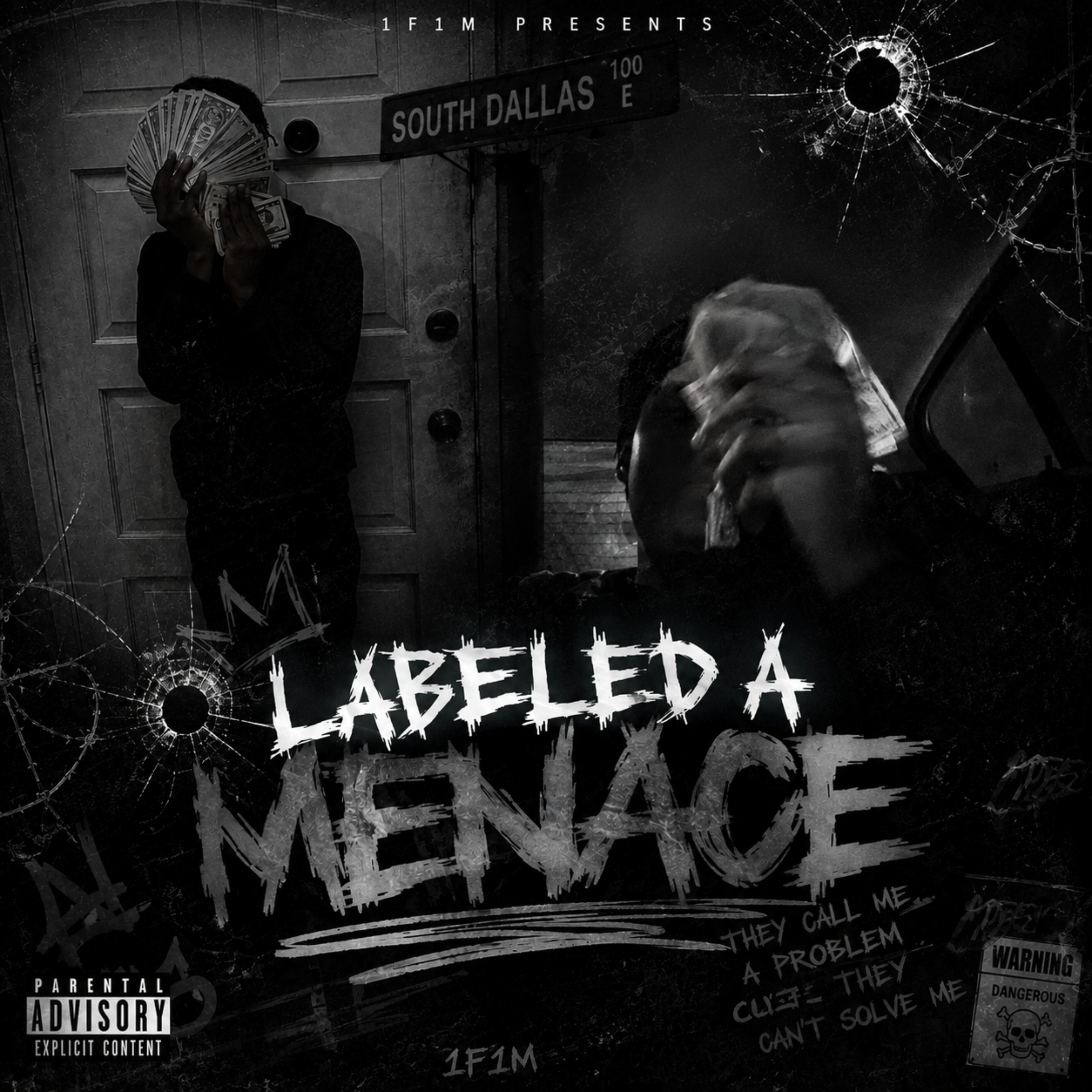 Labeled A Menace by 1F1M VXNN cover art
