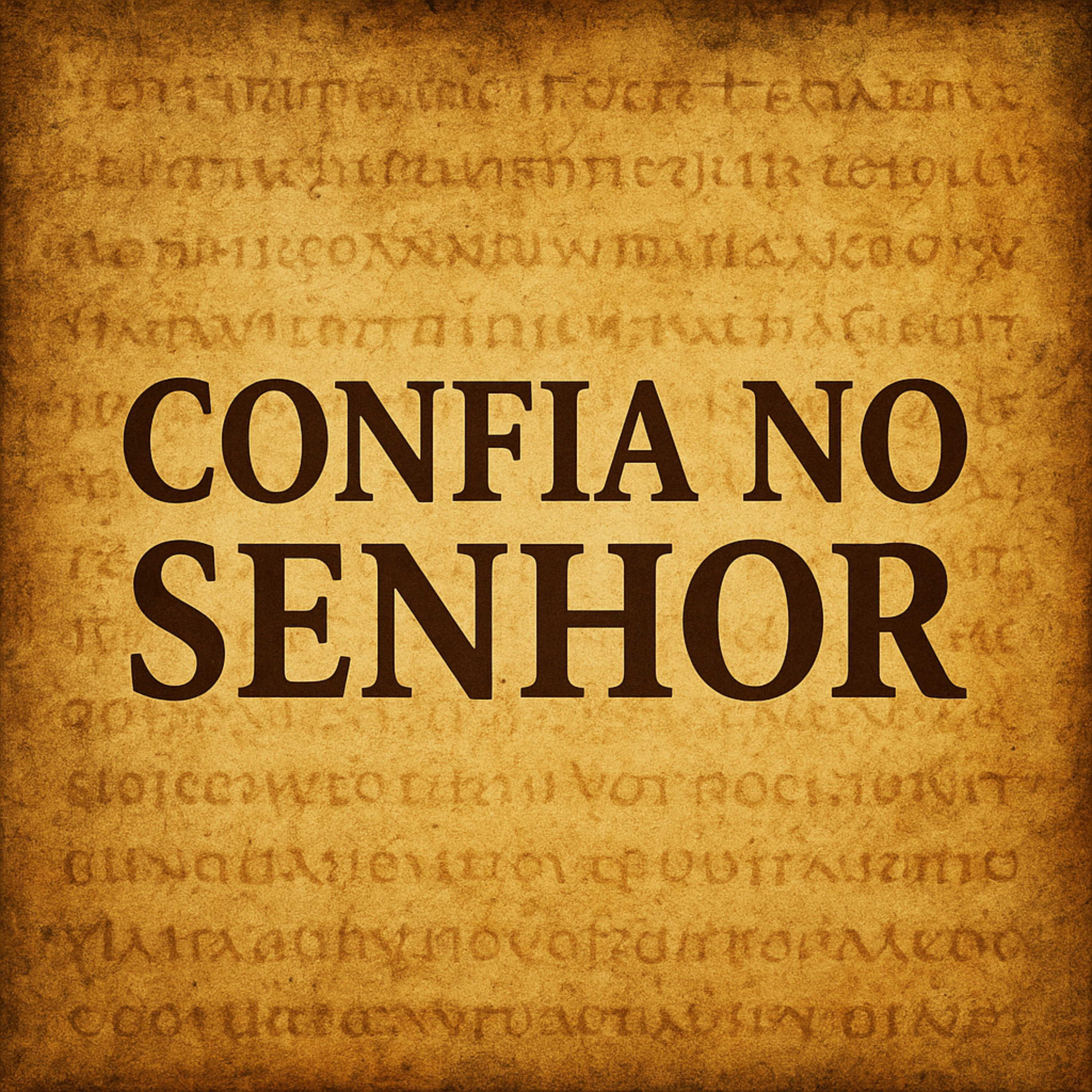 Confia no senhor artwork