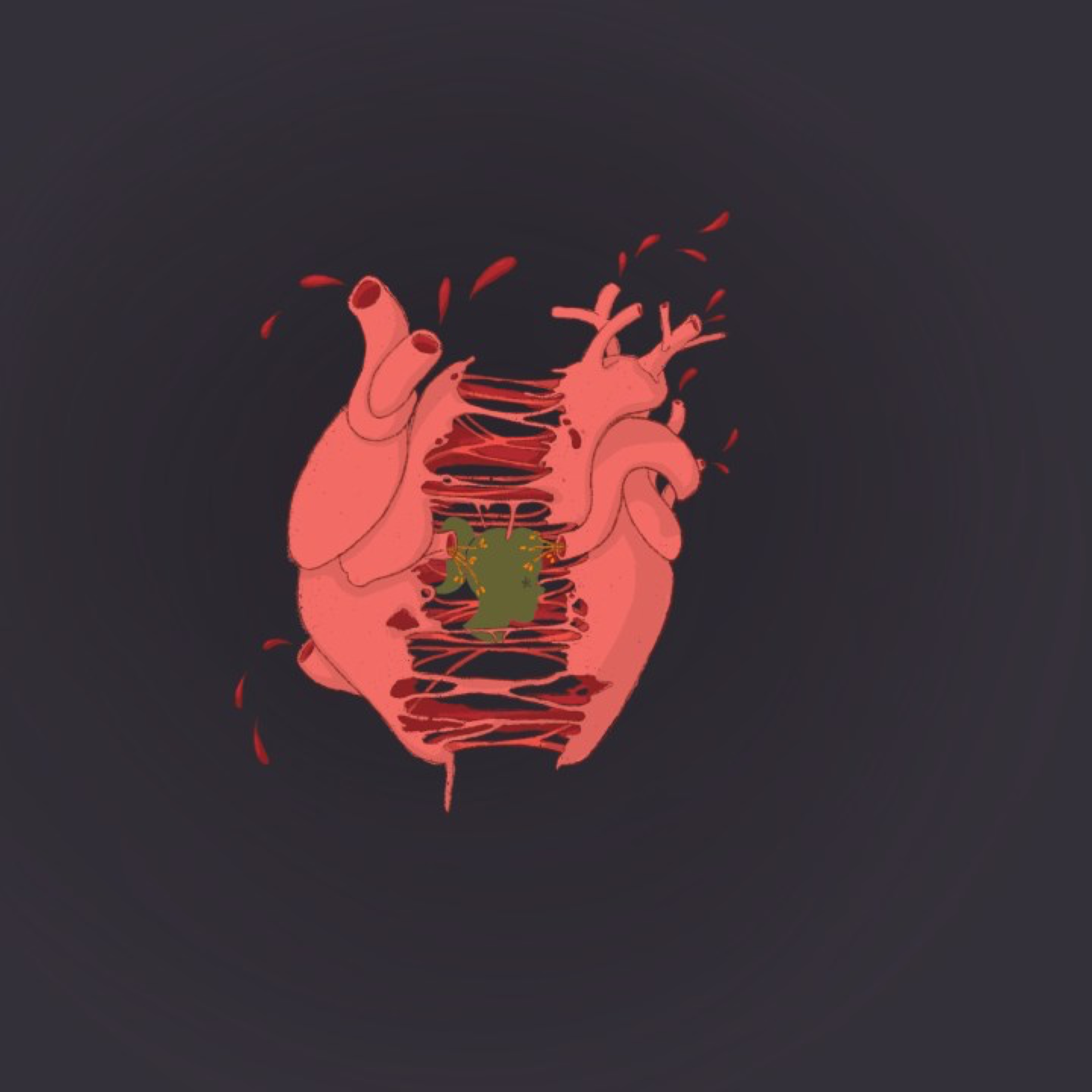 Never Trust /Love,Again artwork