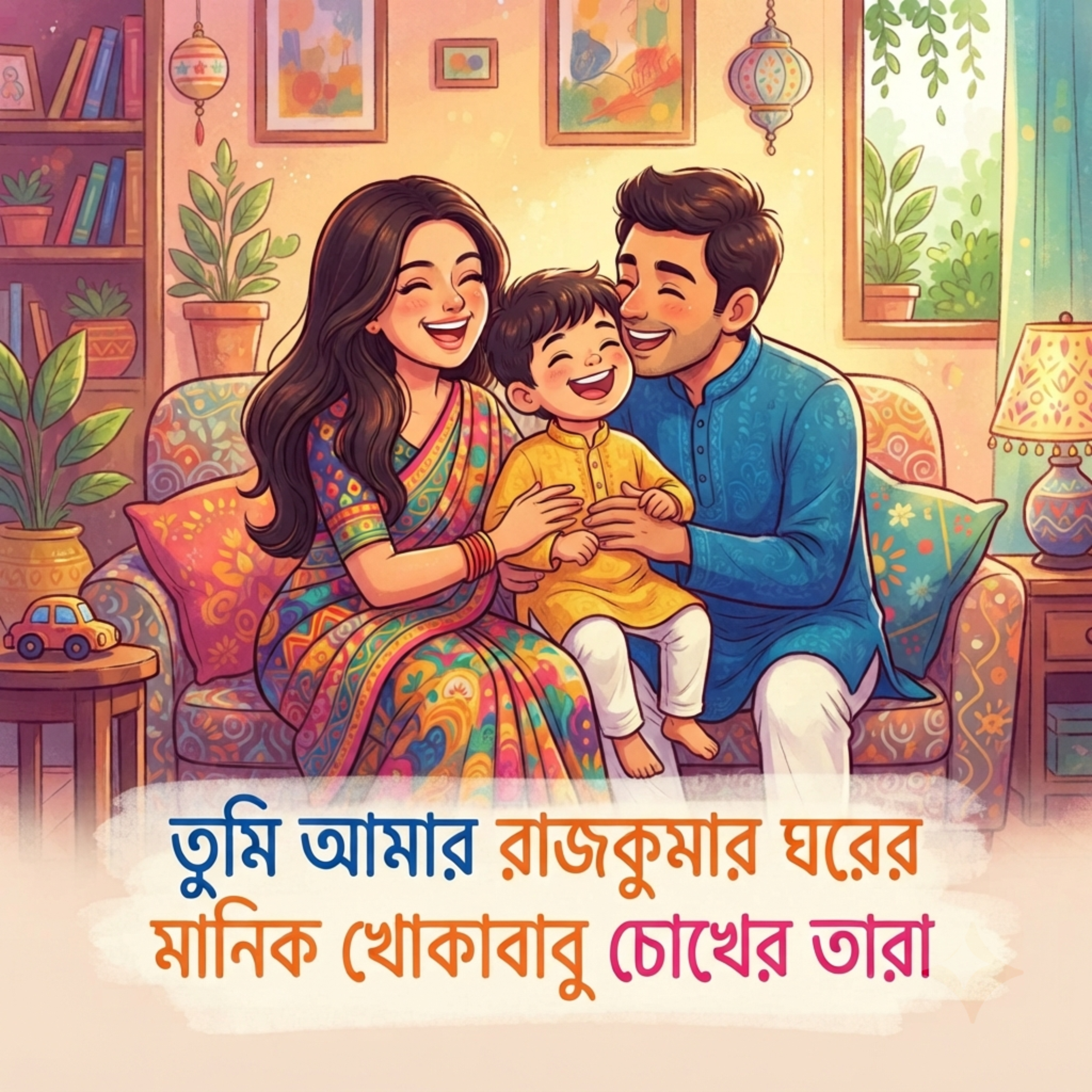তুমি আমার রাজকুমার ঘরের মানিক খোকাবাবু চোখের তারা (Tumi Amar Rajkumar Ghorer Manik Khokababu Cokher Tara) by Mubin TusHar cover art