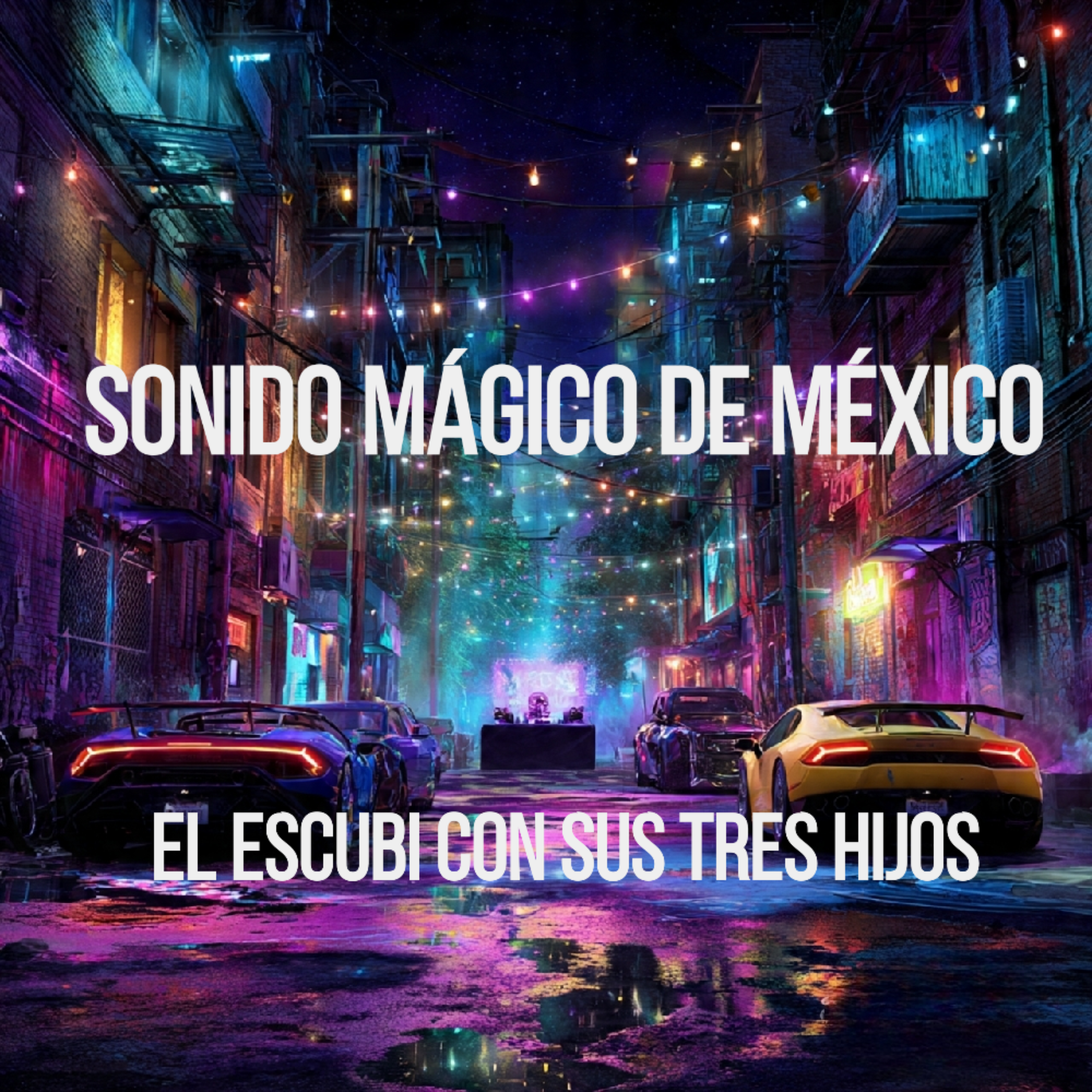 El Escubi Con Sus Tres Hijos by sonido mágico de México cover art