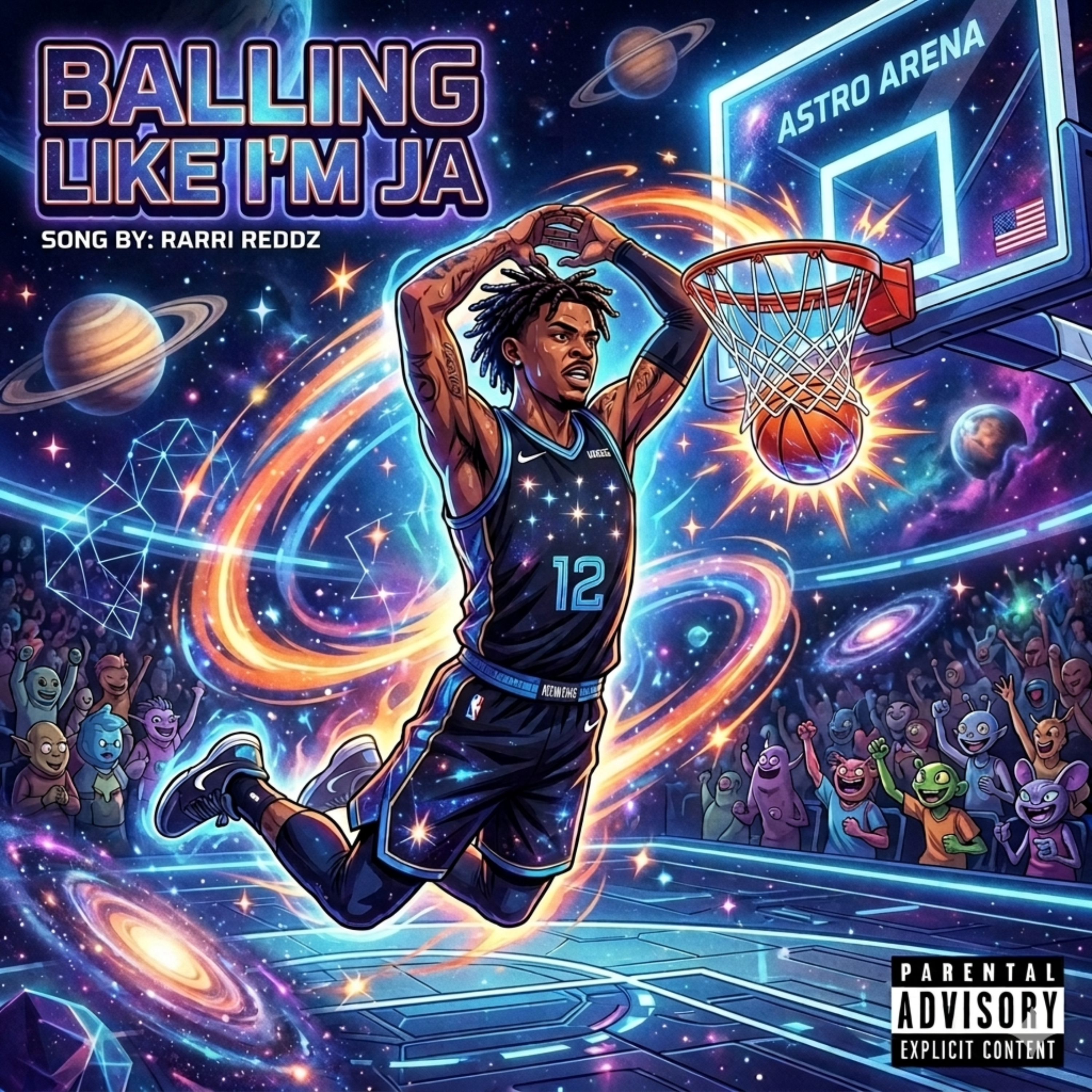 Balling like im Ja by Rarri Reddz cover art