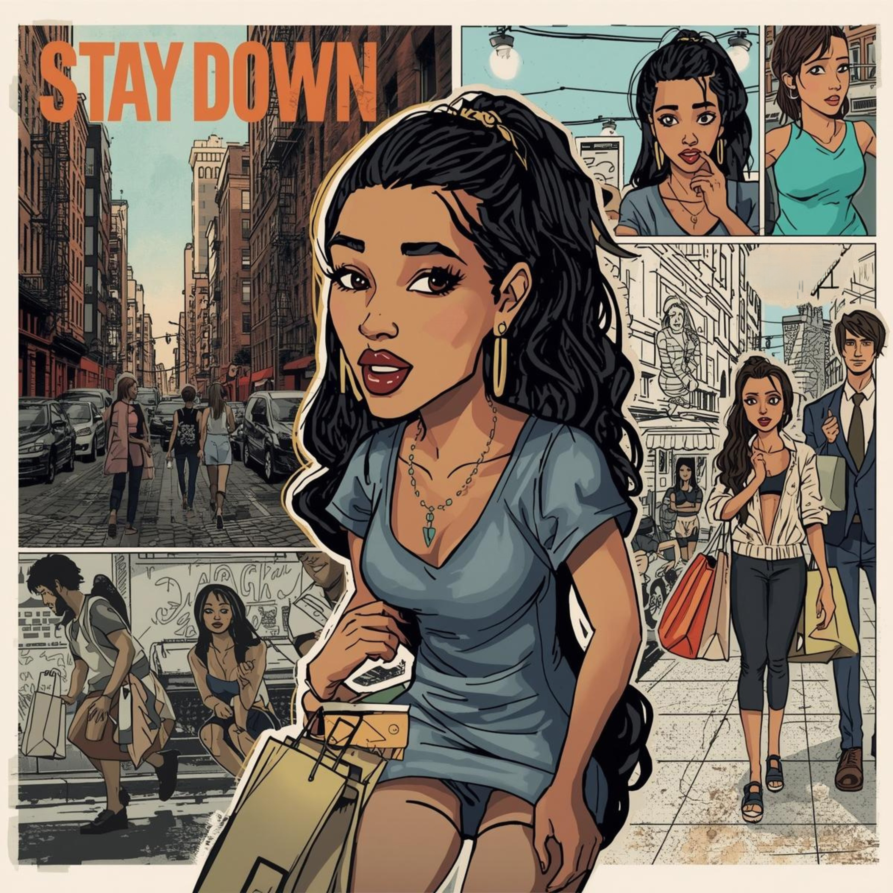 STAY DOWN artwork