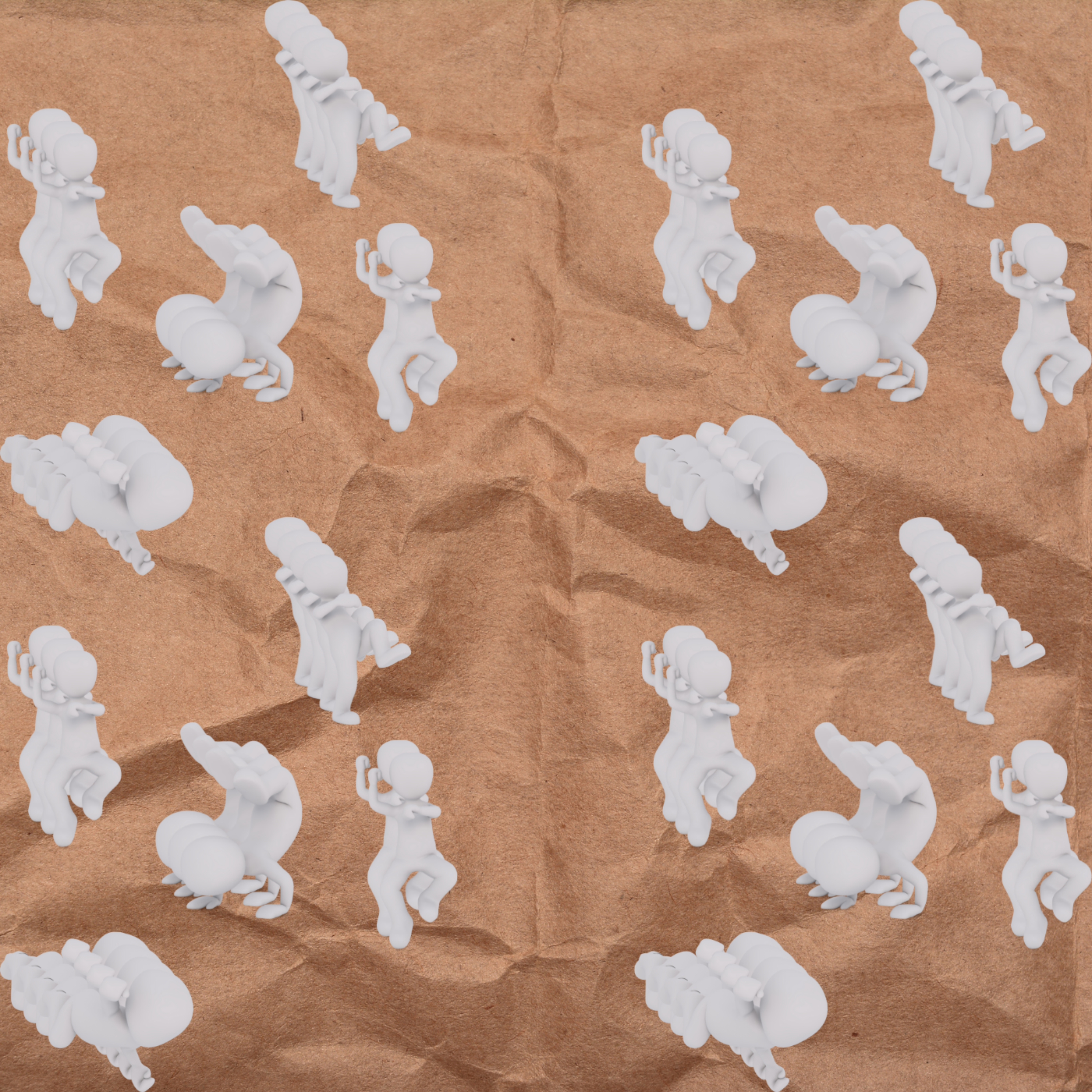 A.I. Mosh Pits in Cardboard Castles artwork