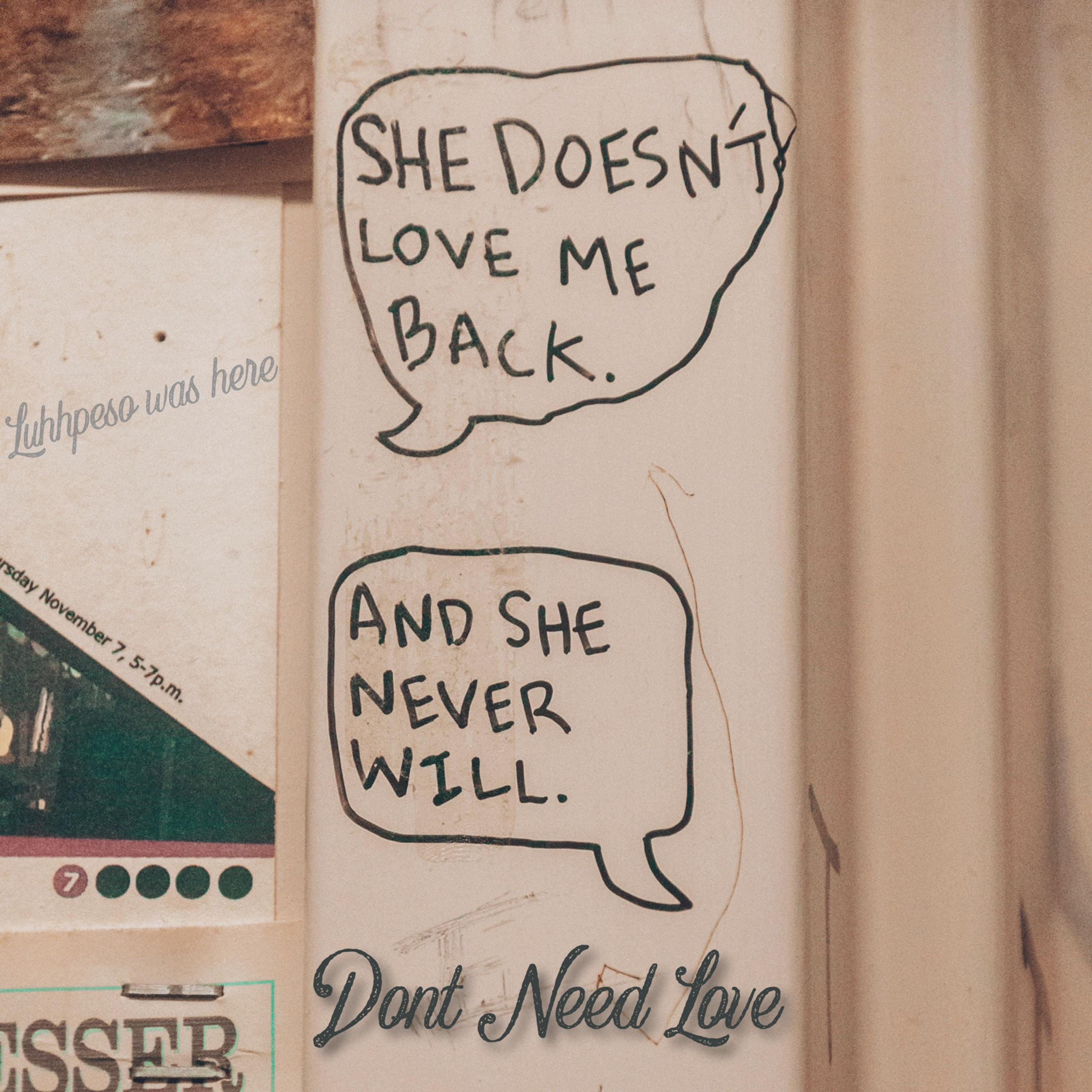 Dont Need Love artwork
