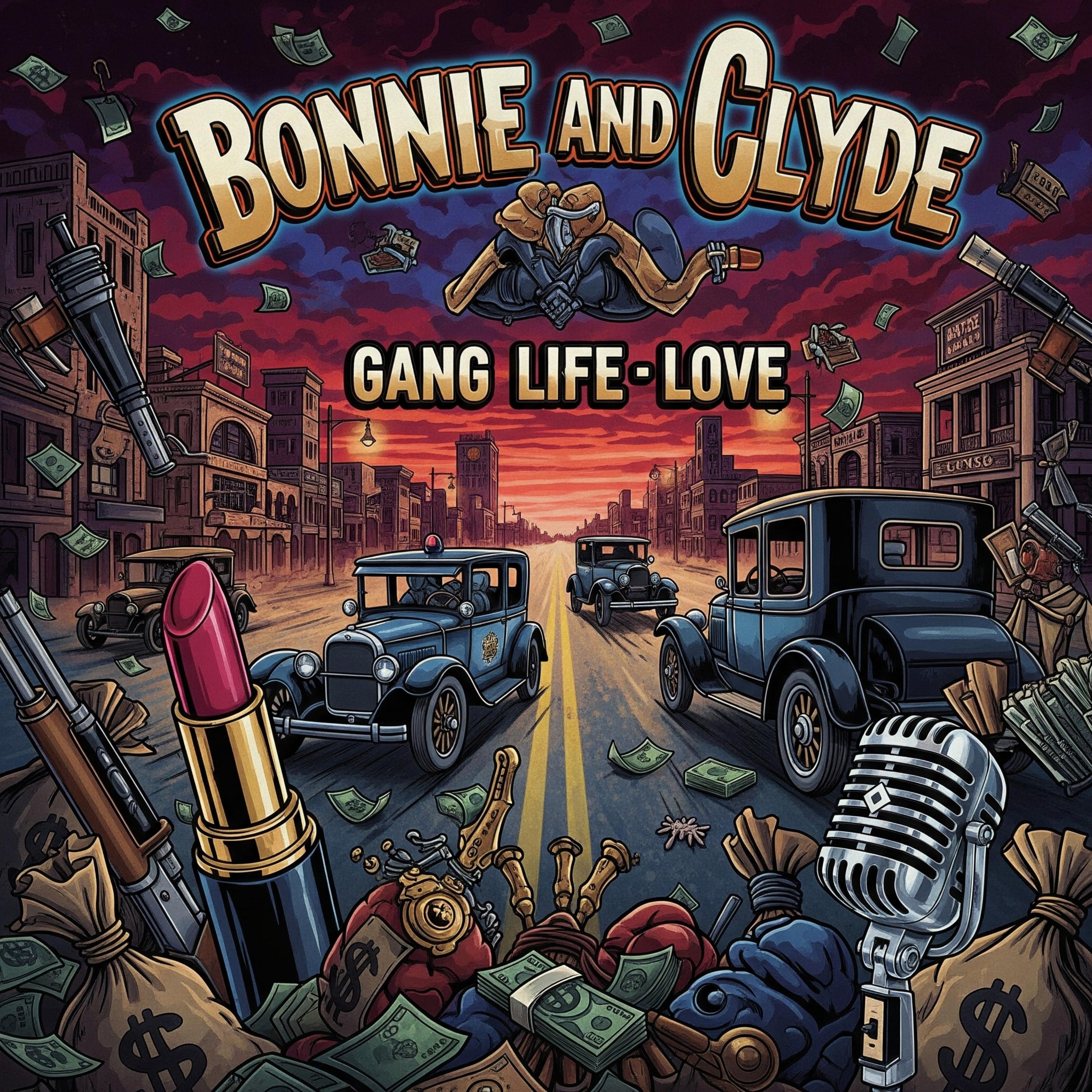 BONNIE AND CLIDE GANG LIFE LOVE artwork