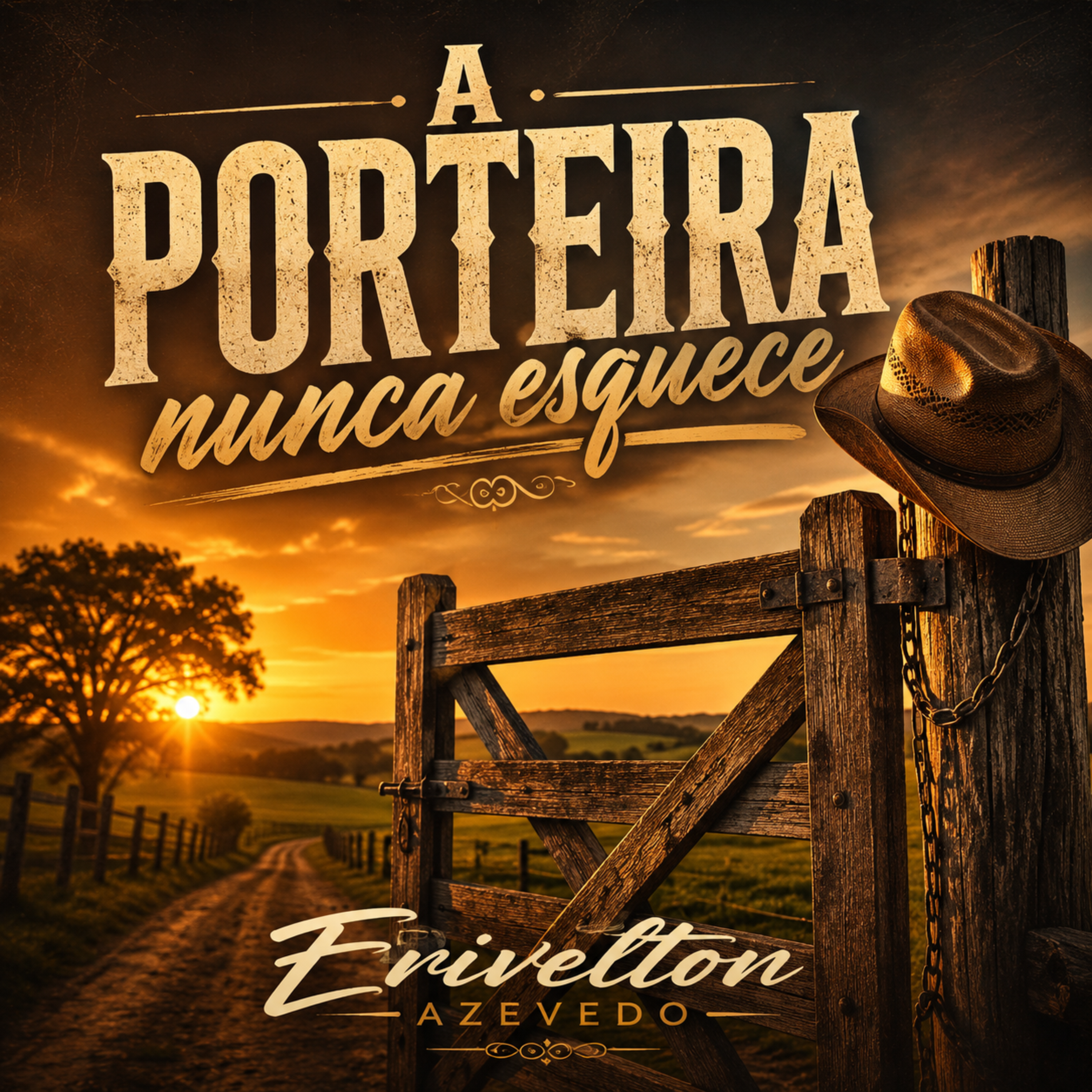 A porteira nunca esquece by Erivelton Azevedo cover art
