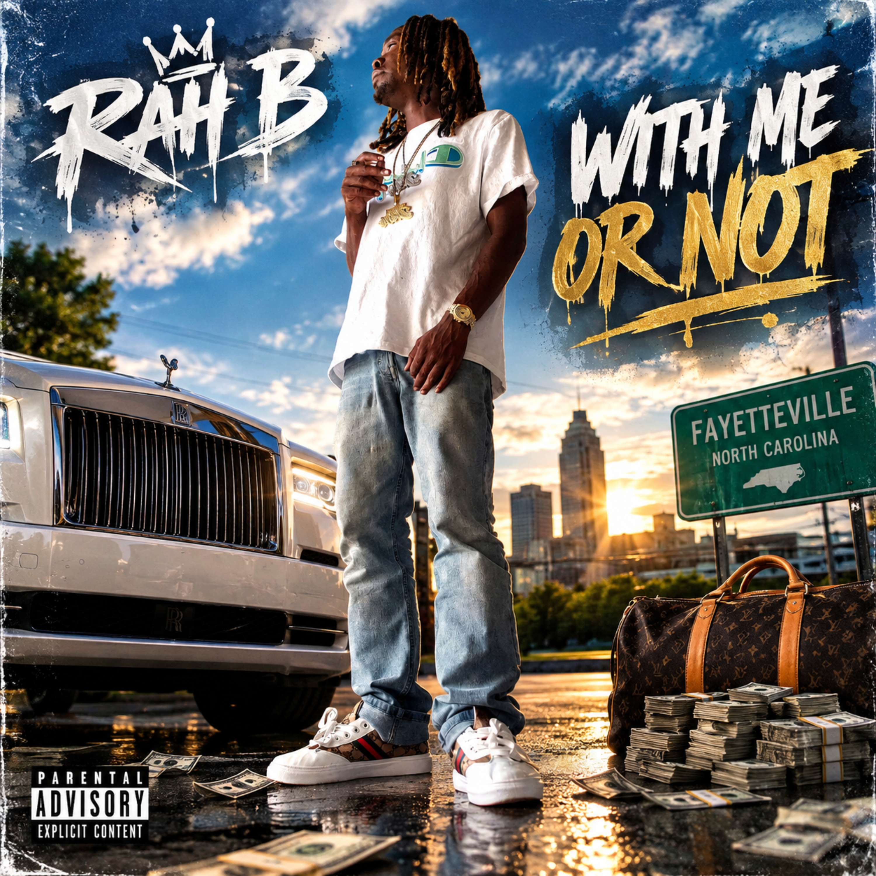 WITH ME OR NOT by Rah B cover art
