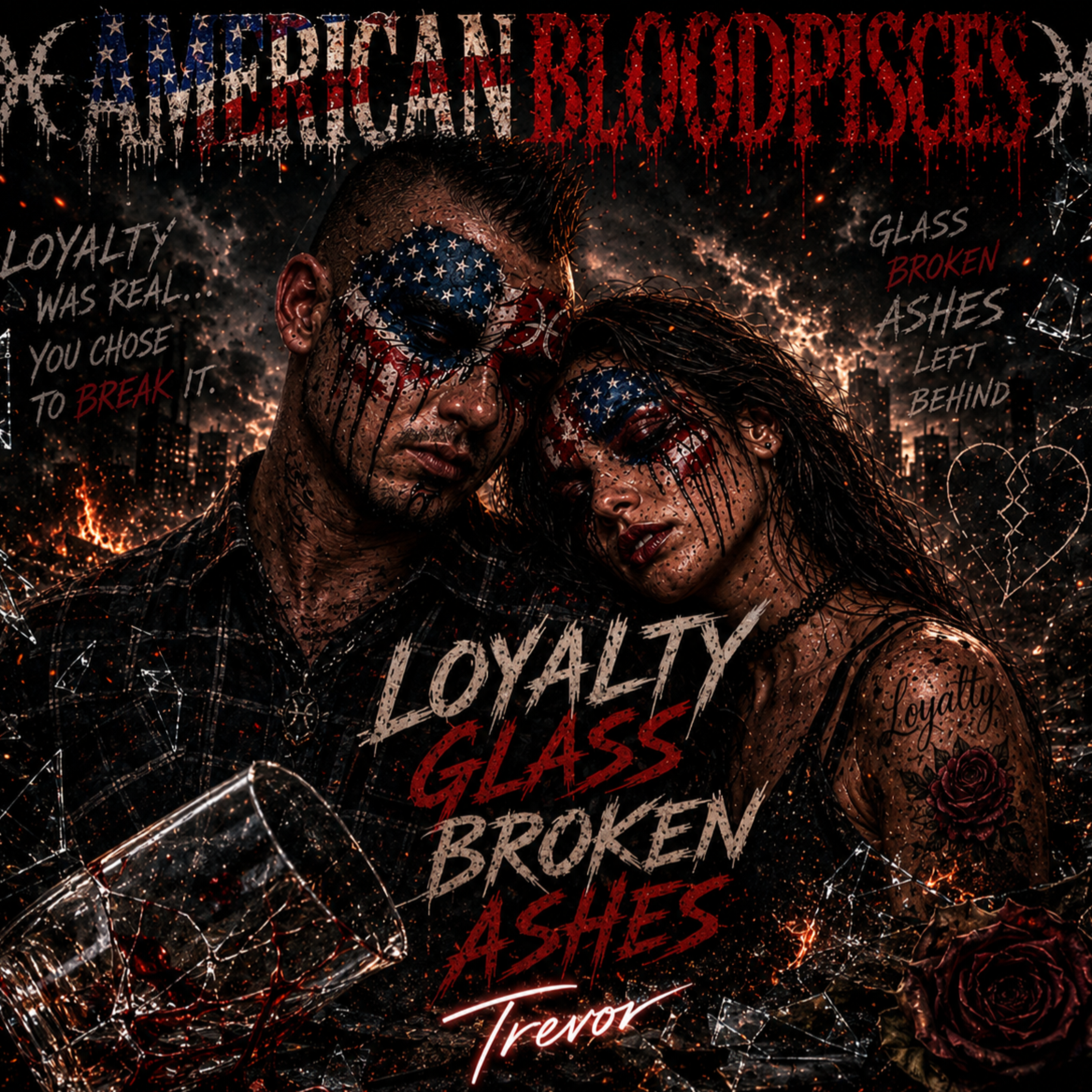 loyalty glass broken ashes by Americanbloodpisces cover art