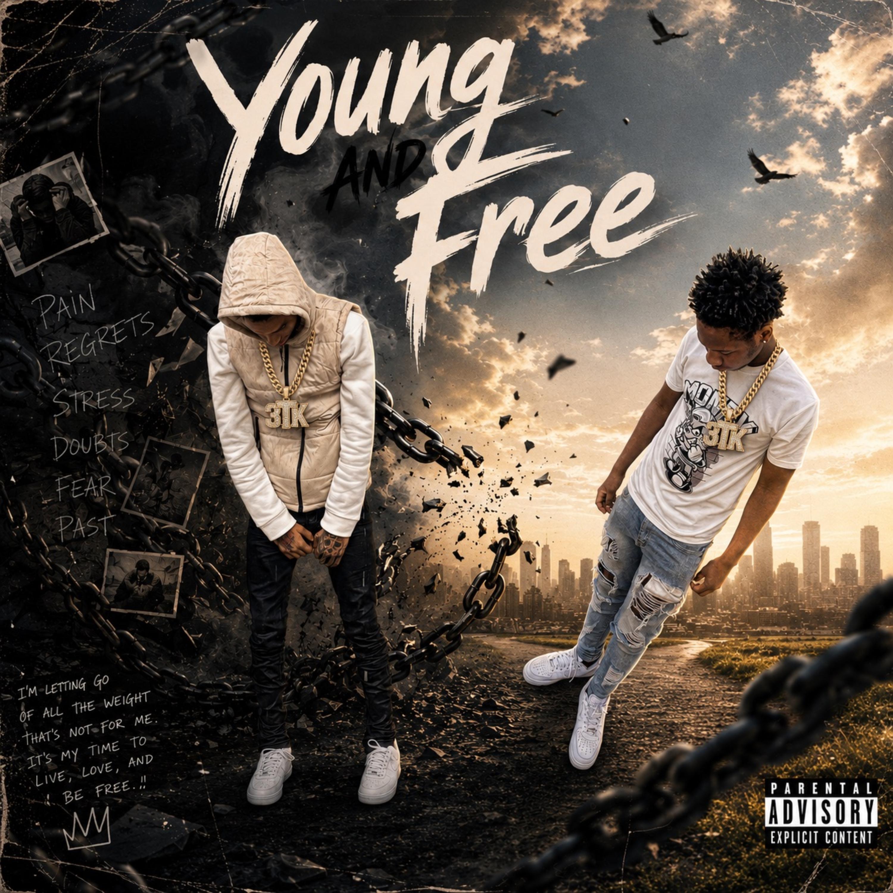 Young And Free by 3TK BROTHERS cover art