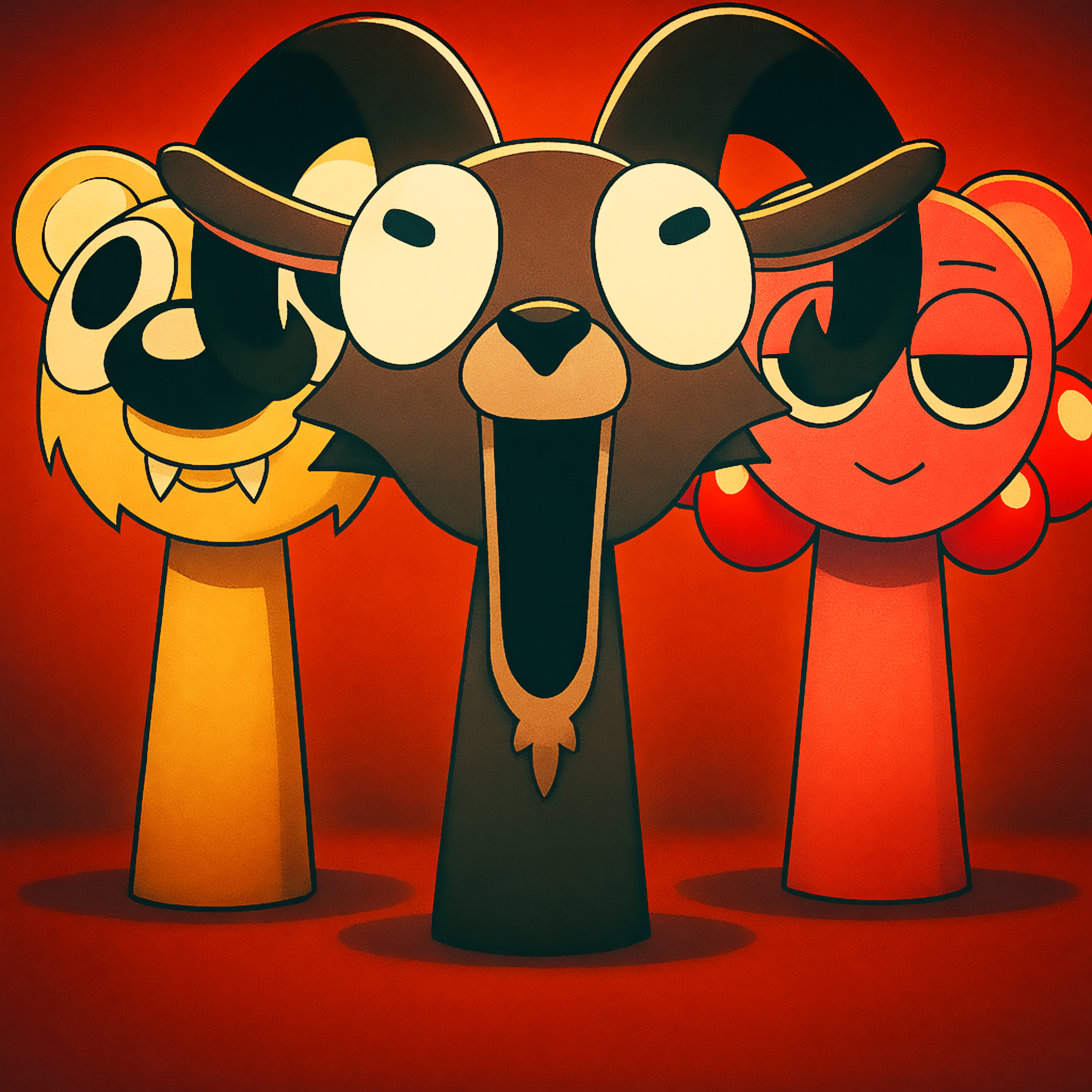 Sprunki The Ram The Bear Berry Phase 4 artwork