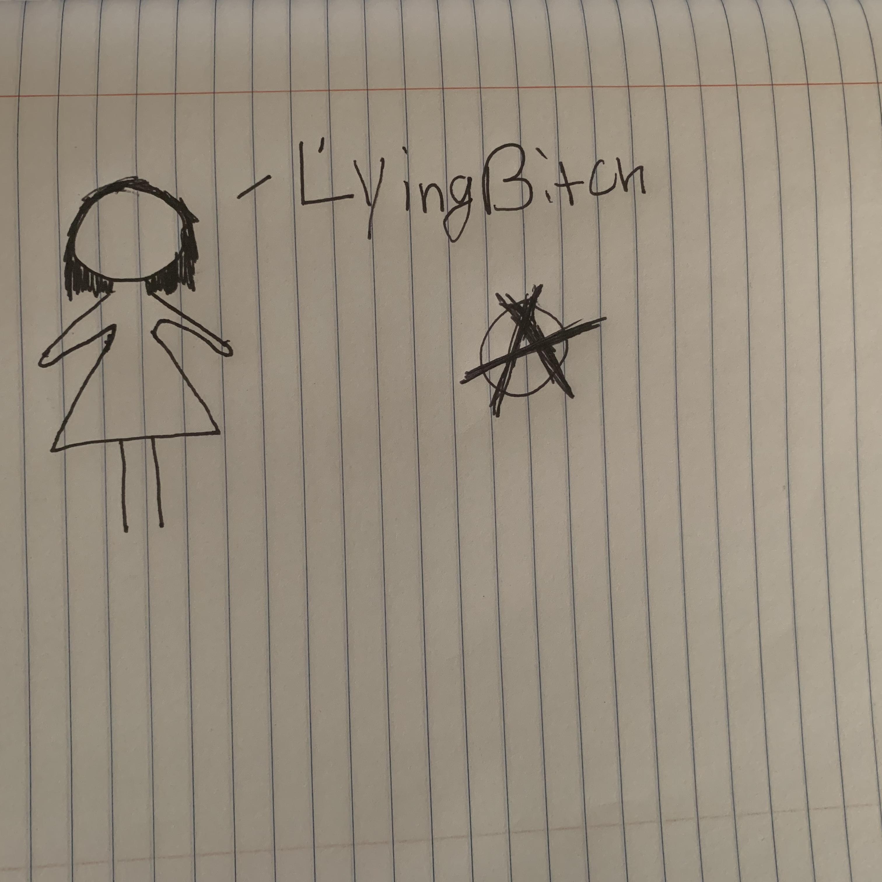 Ľying Bitch artwork