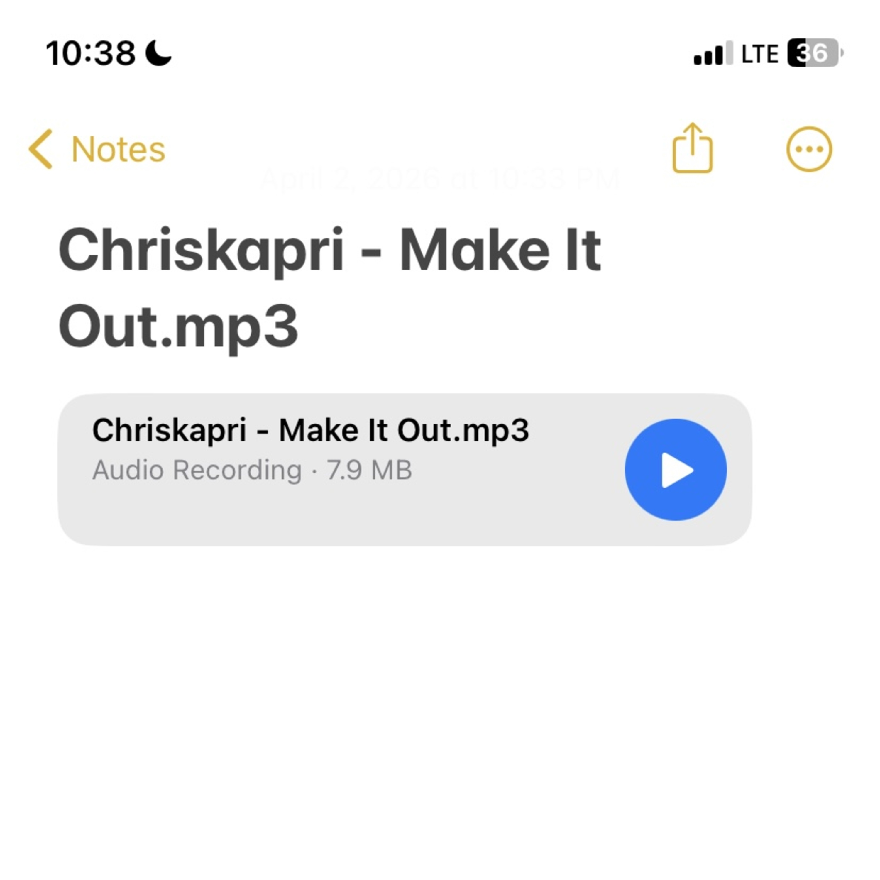 Make It Out artwork