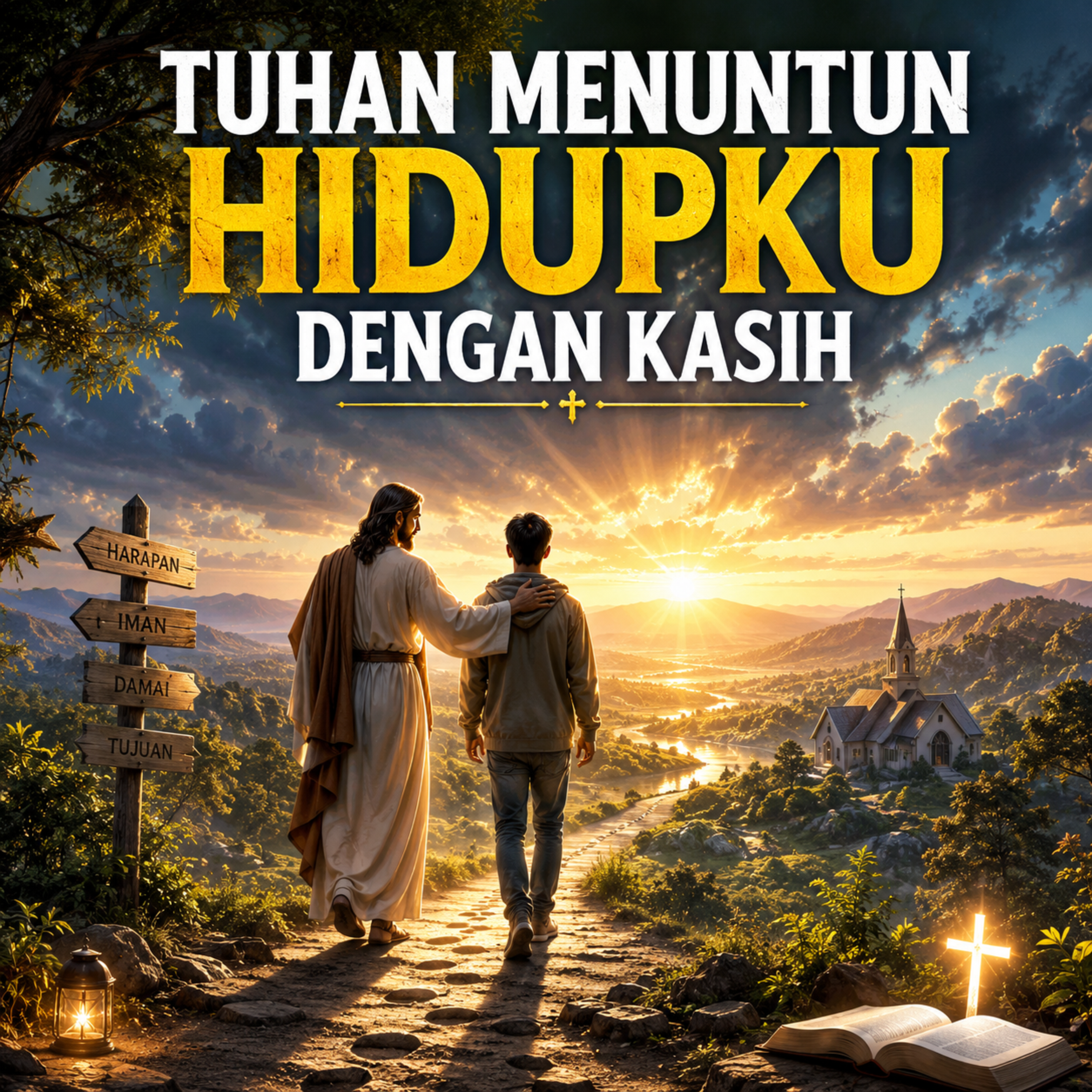 Tuhan Menuntun Hidupku Dengan Kasih by PUJI WORSHIP cover art