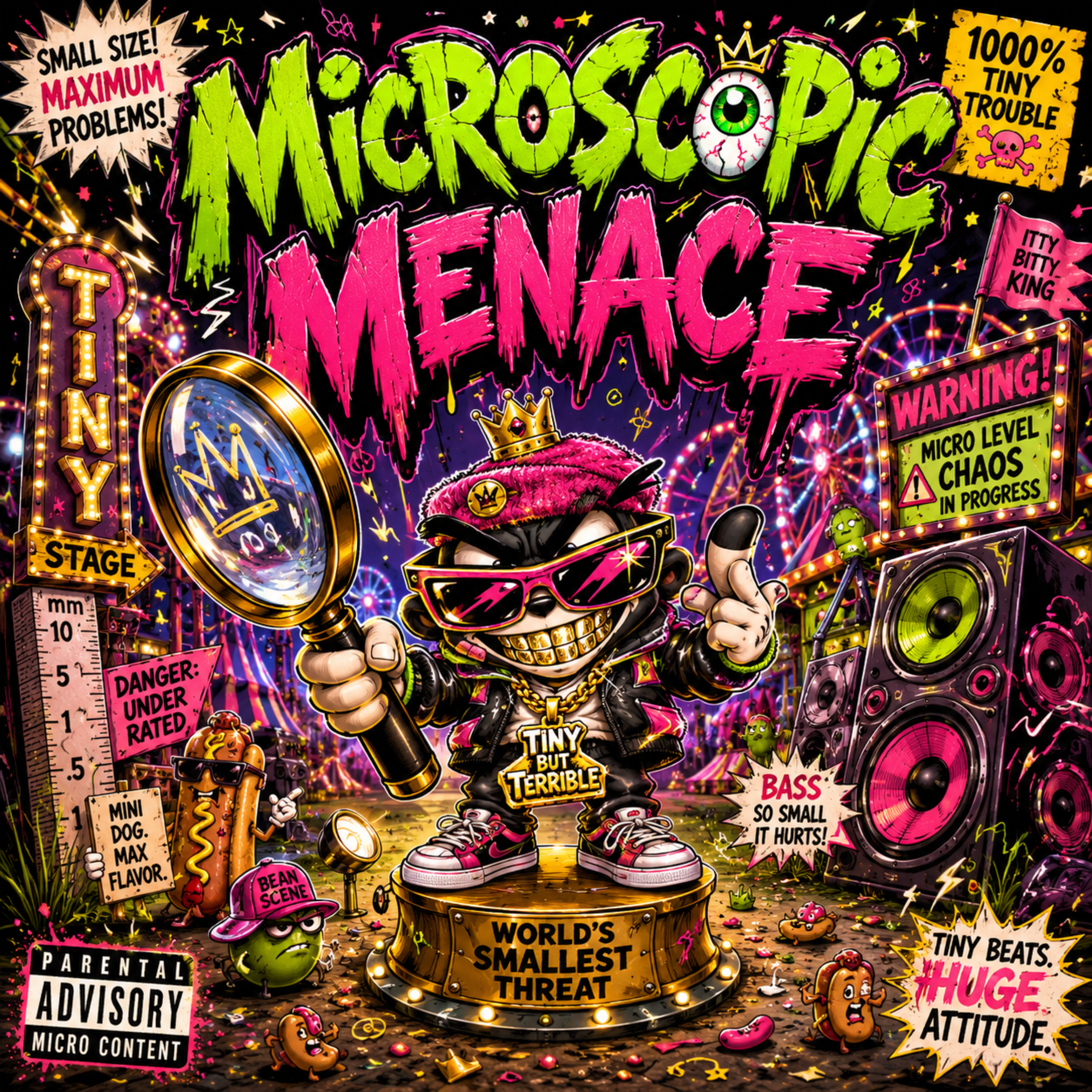 Microscopic Menace by The MetaMasher cover art