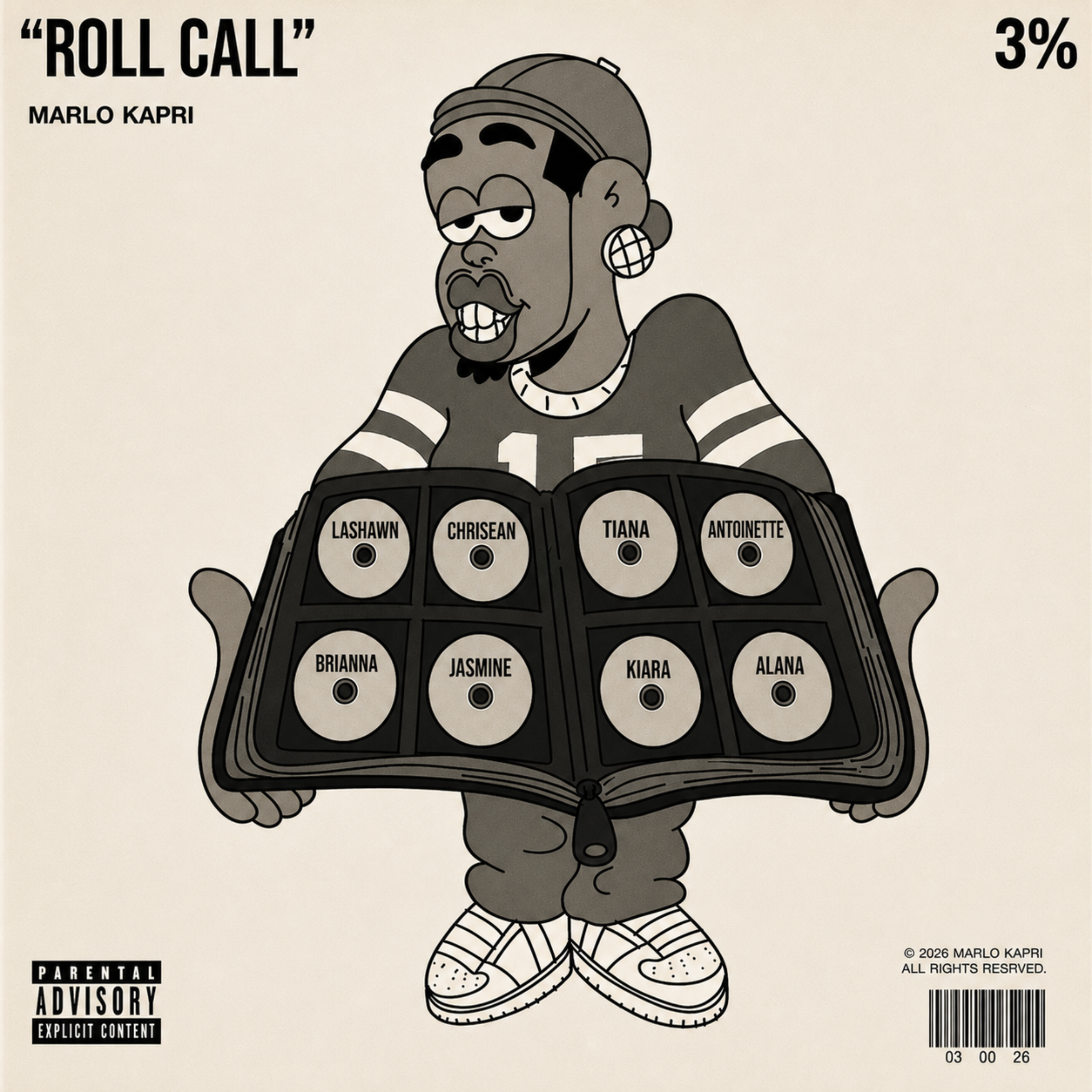Roll Call by Gutz Marlo Kapri cover art