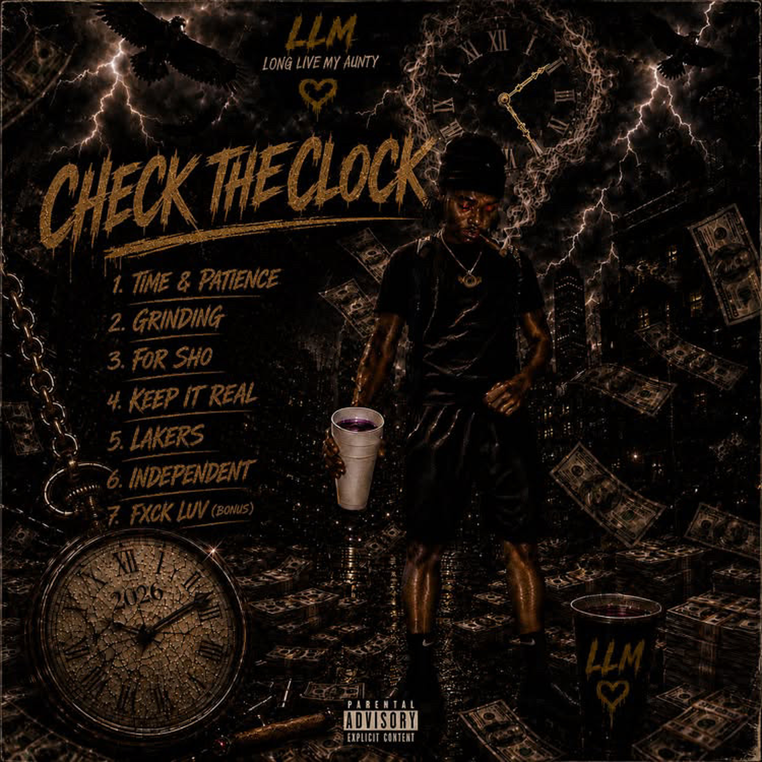 CHECK THE CLOCK by Yxng Rix cover art
