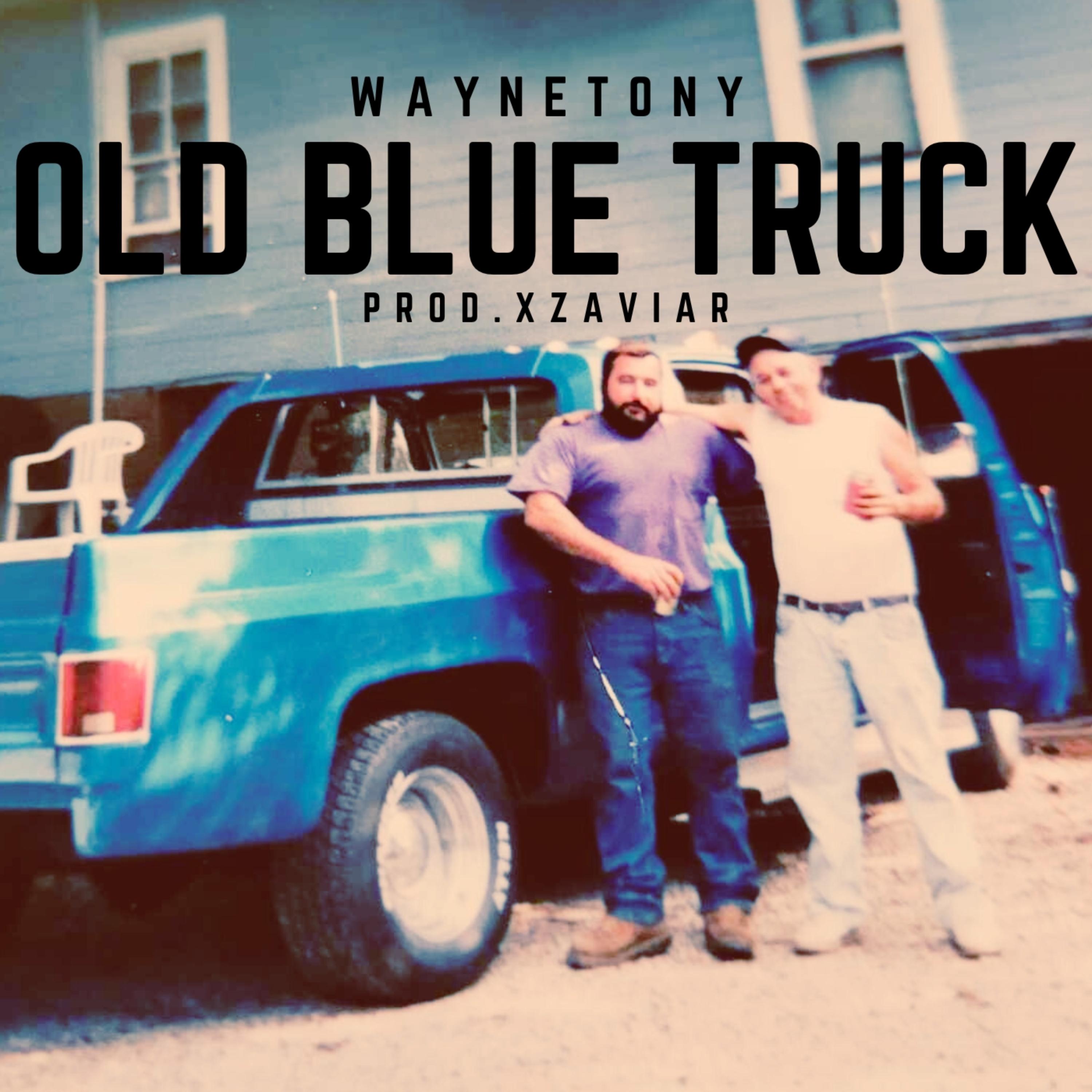 OLD BLUE TRUCK artwork