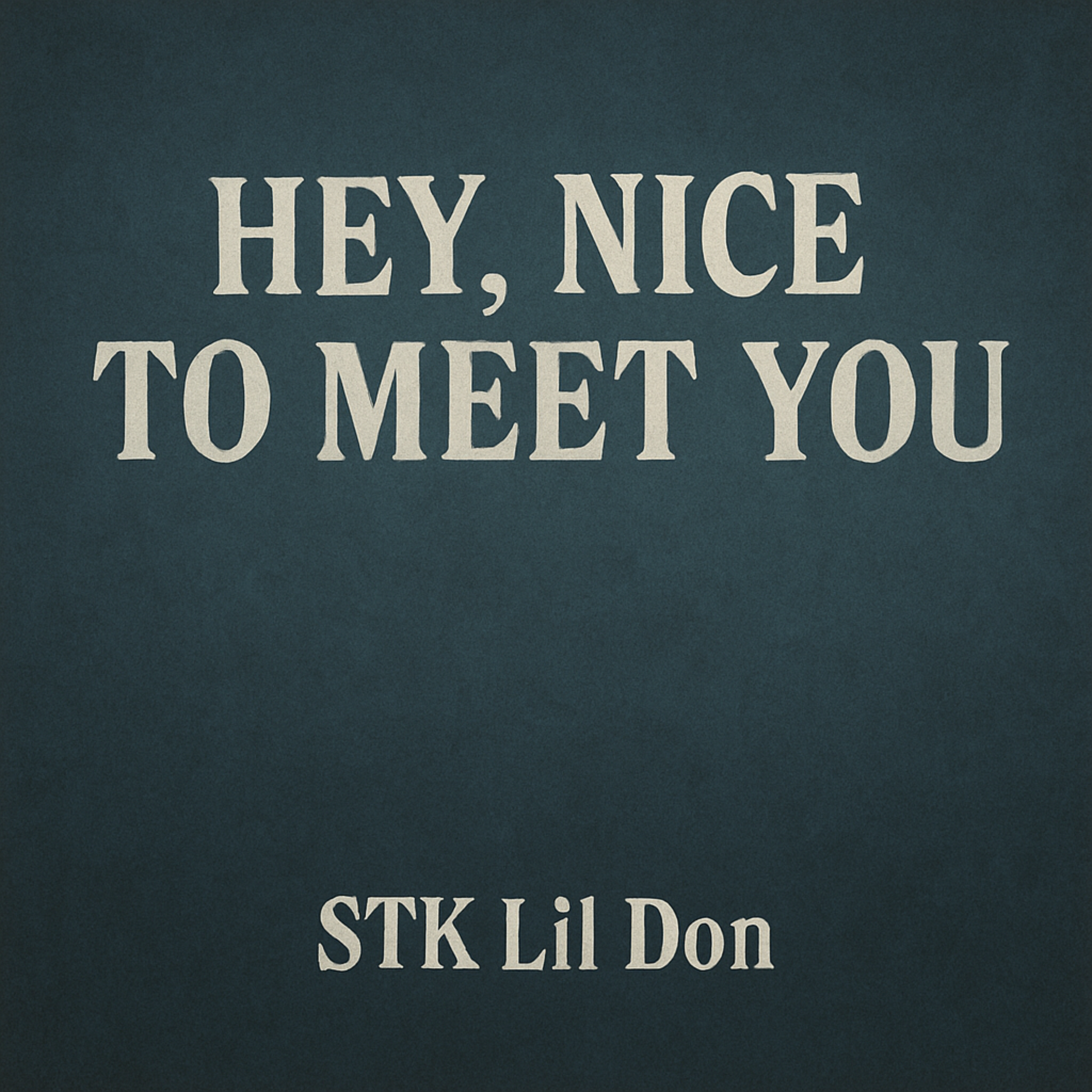 Hey, Nice To Meet You artwork