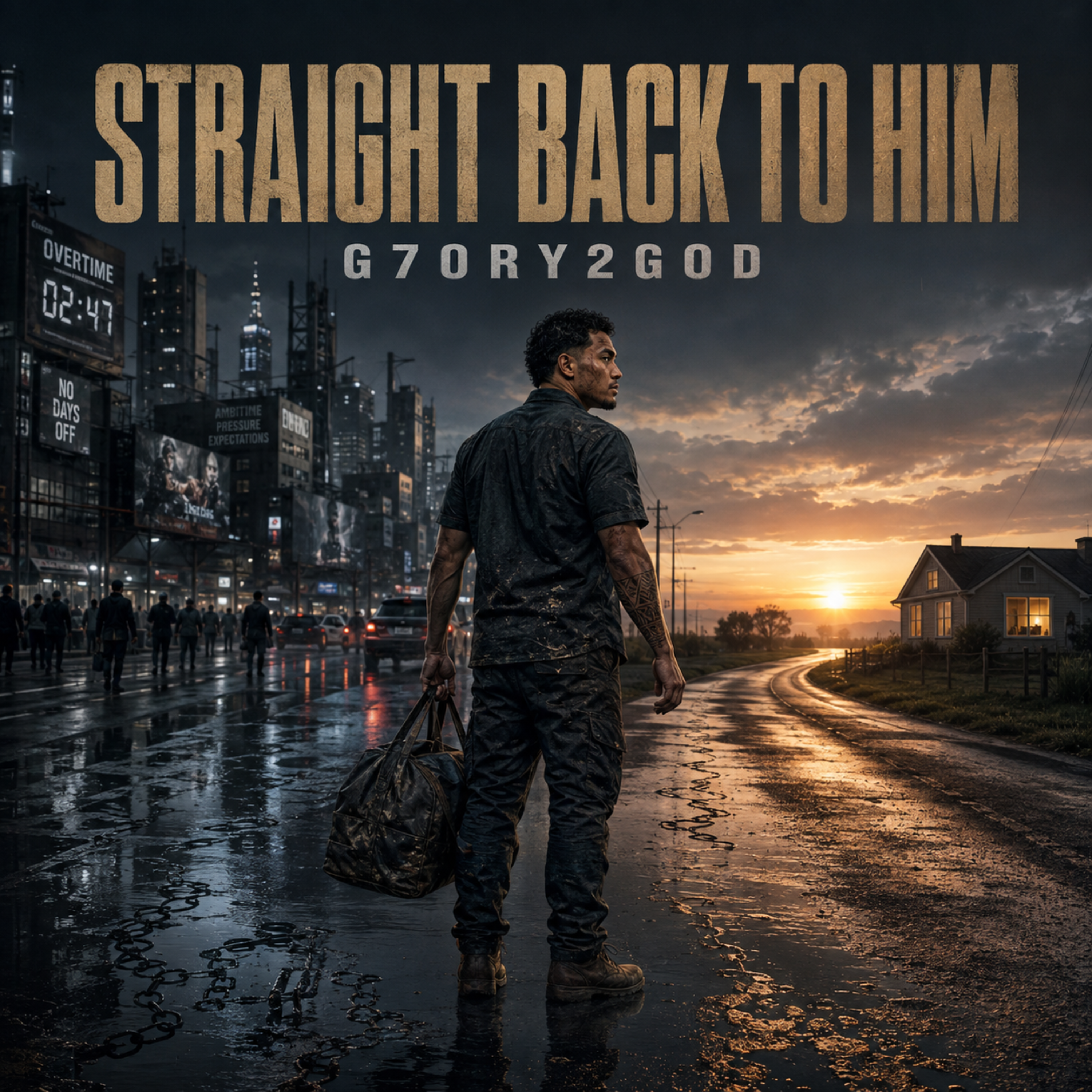 STRAIGHT BACK TO HIM by Peter Tavale cover art