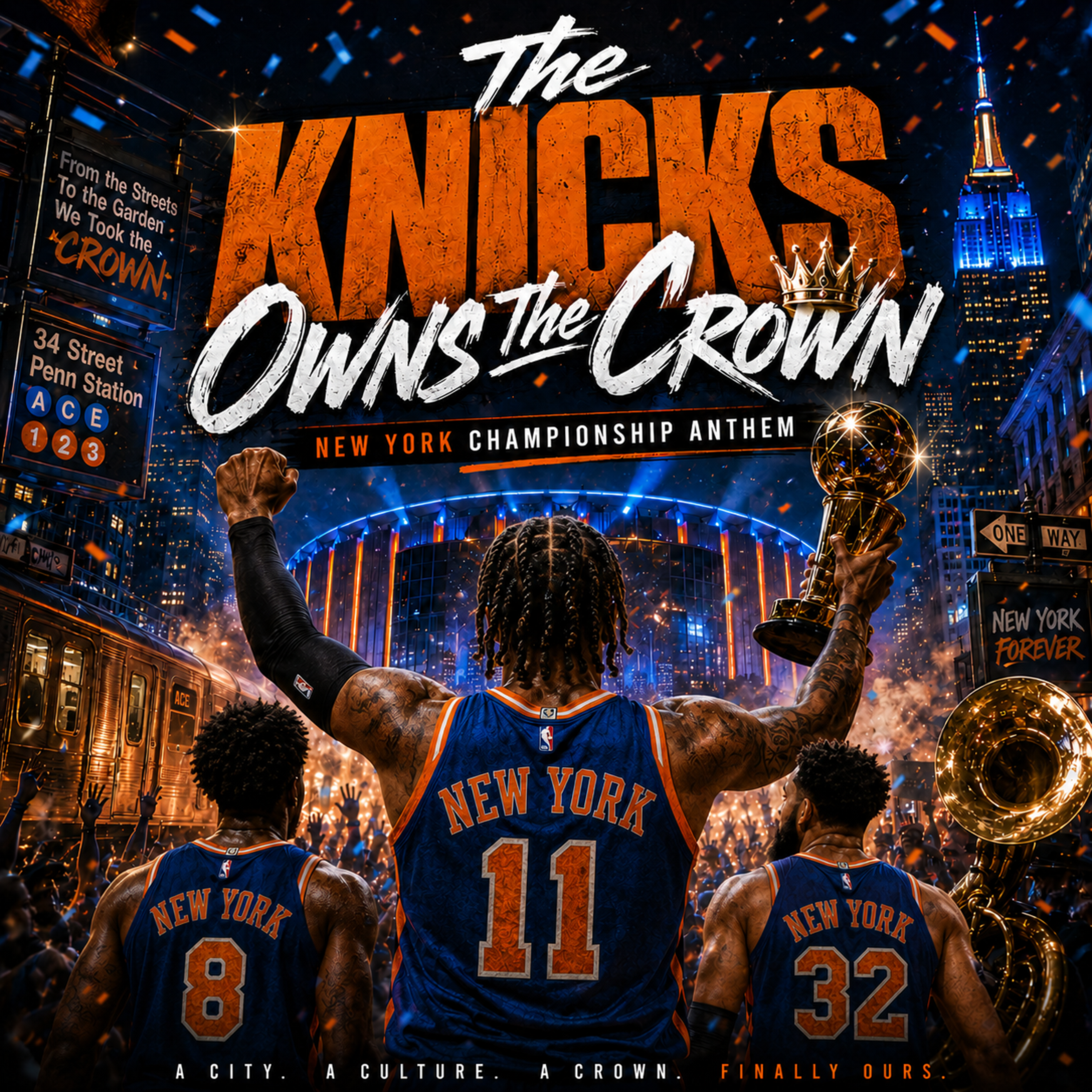 The KNICKS Owns the Crown by A-WORLDI cover art