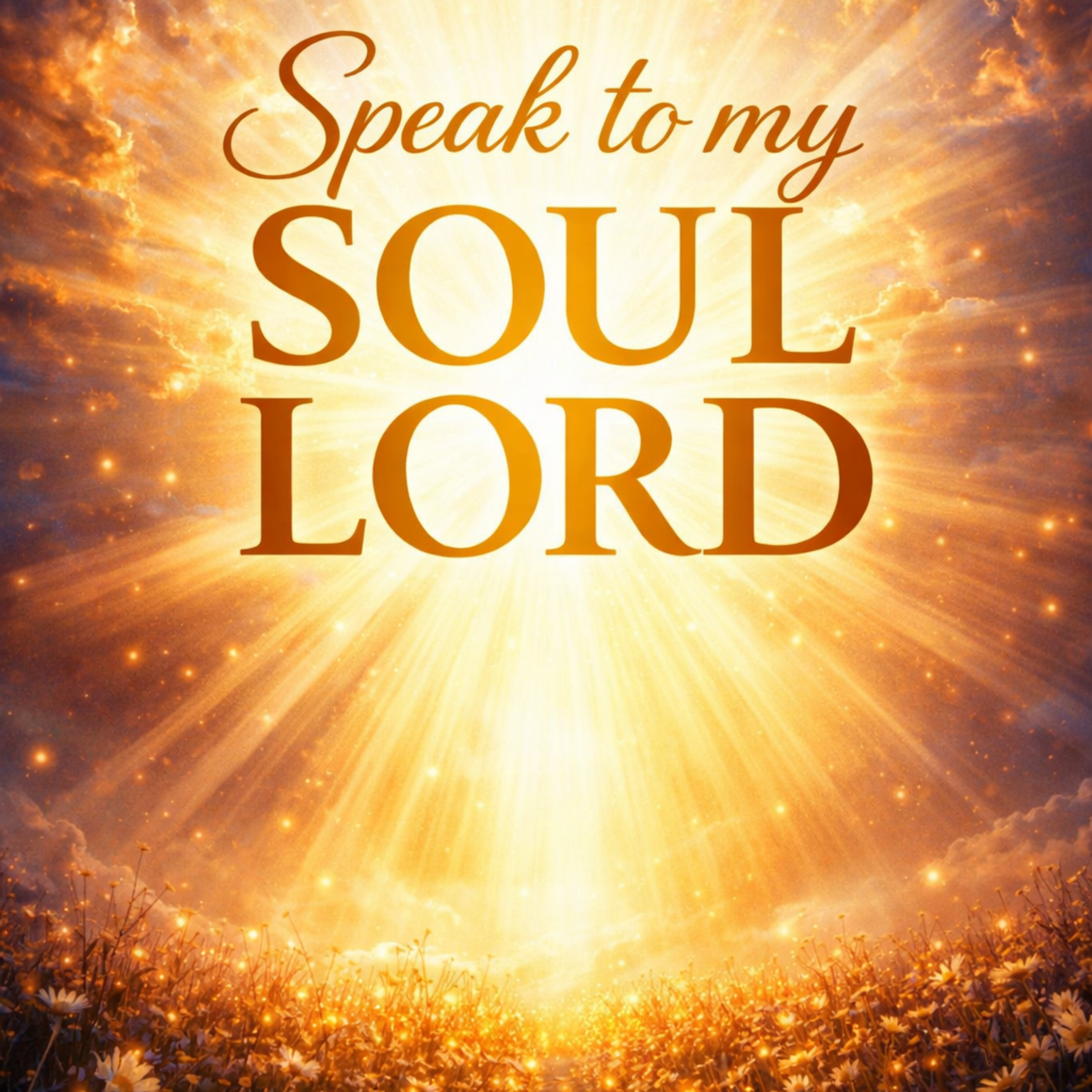 Speak to my soul Lord artwork