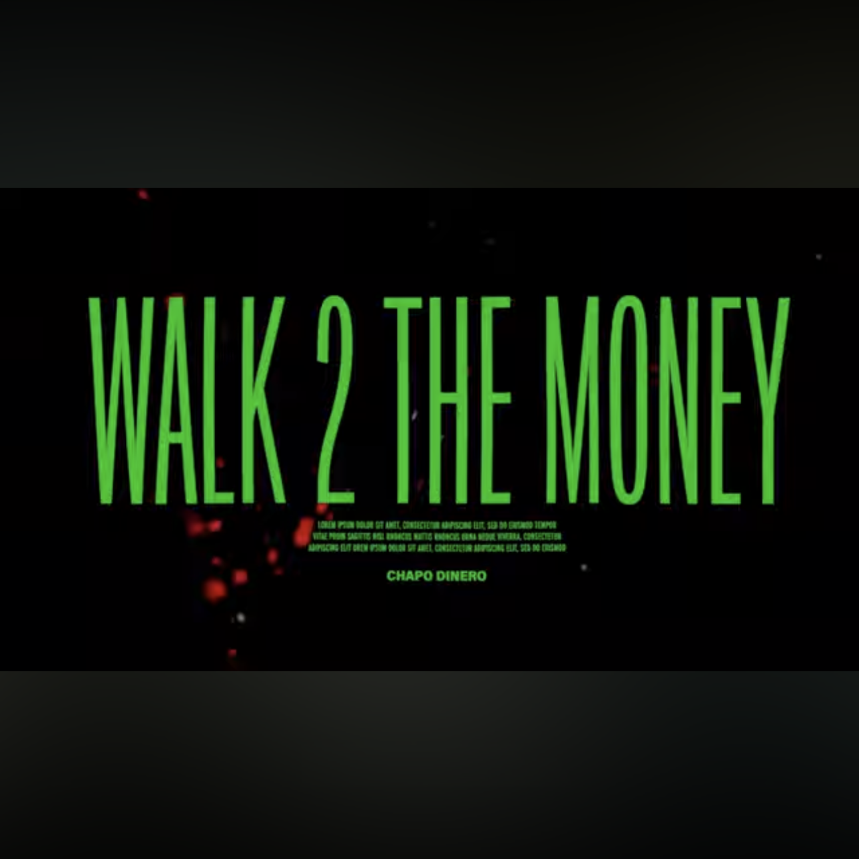 Walk 2 The Money artwork
