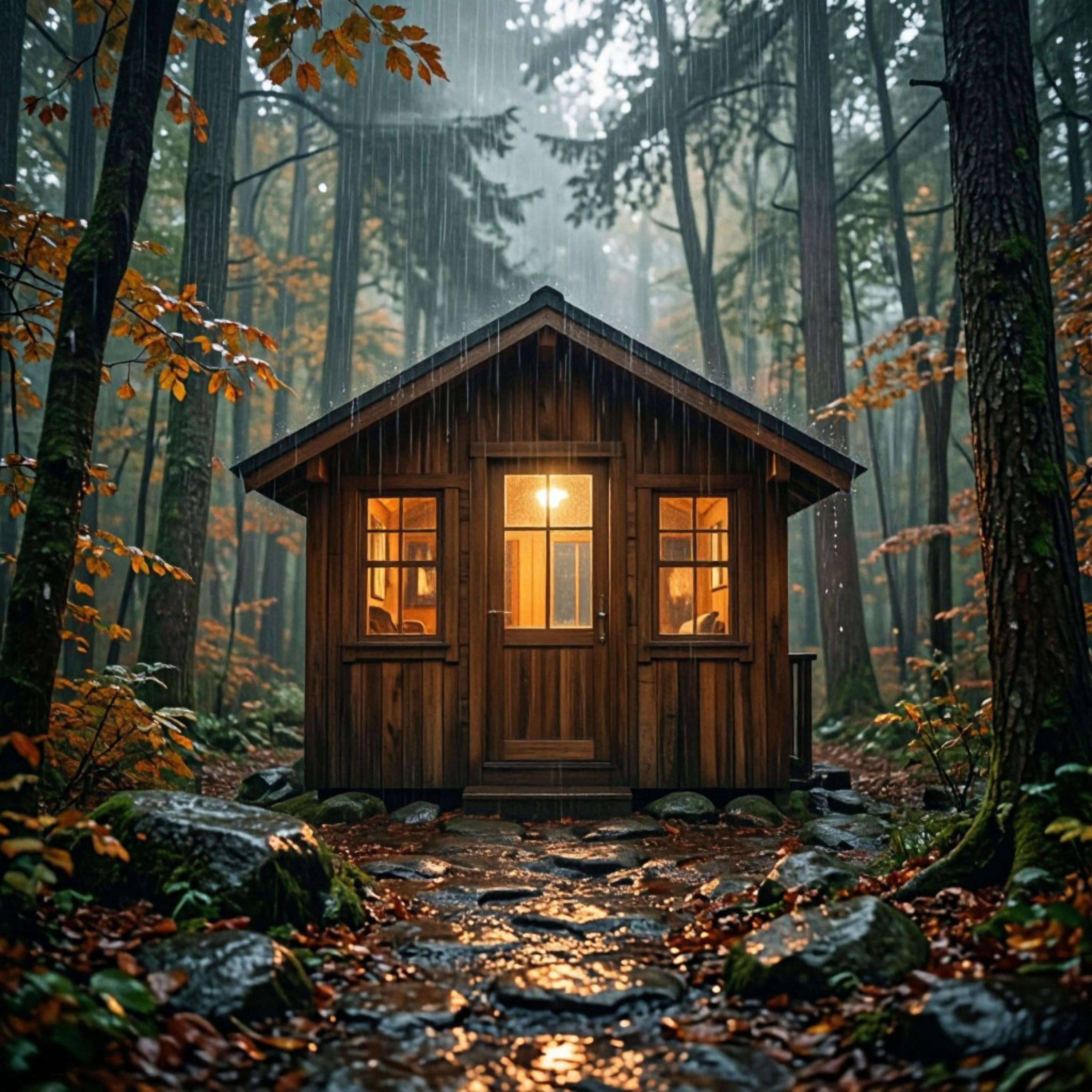 Cozy Cabin: Smooth Jazz & Forest Sounds by Vibe Explorer cover art