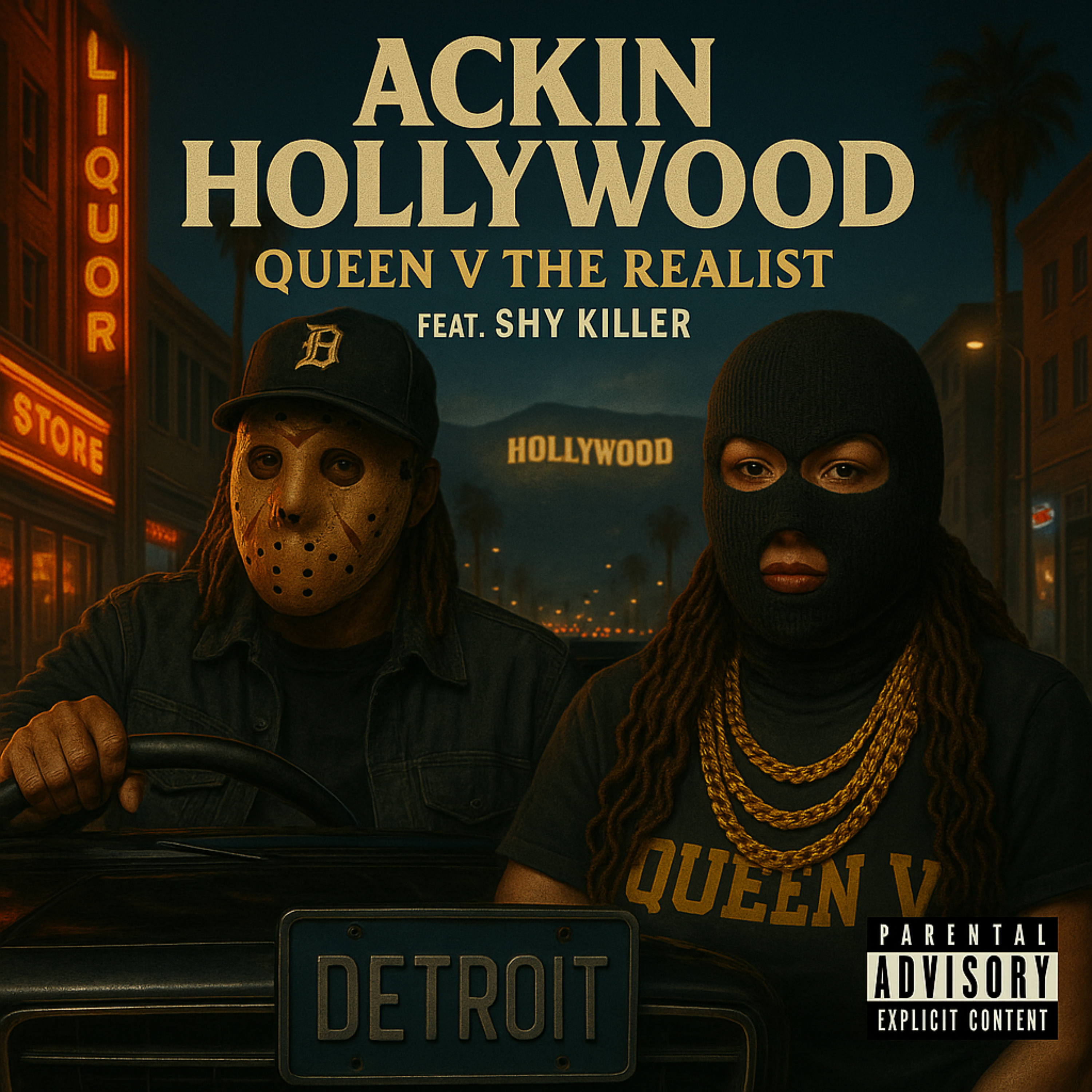 Ackin Hollywood by Queen V the Realist cover art