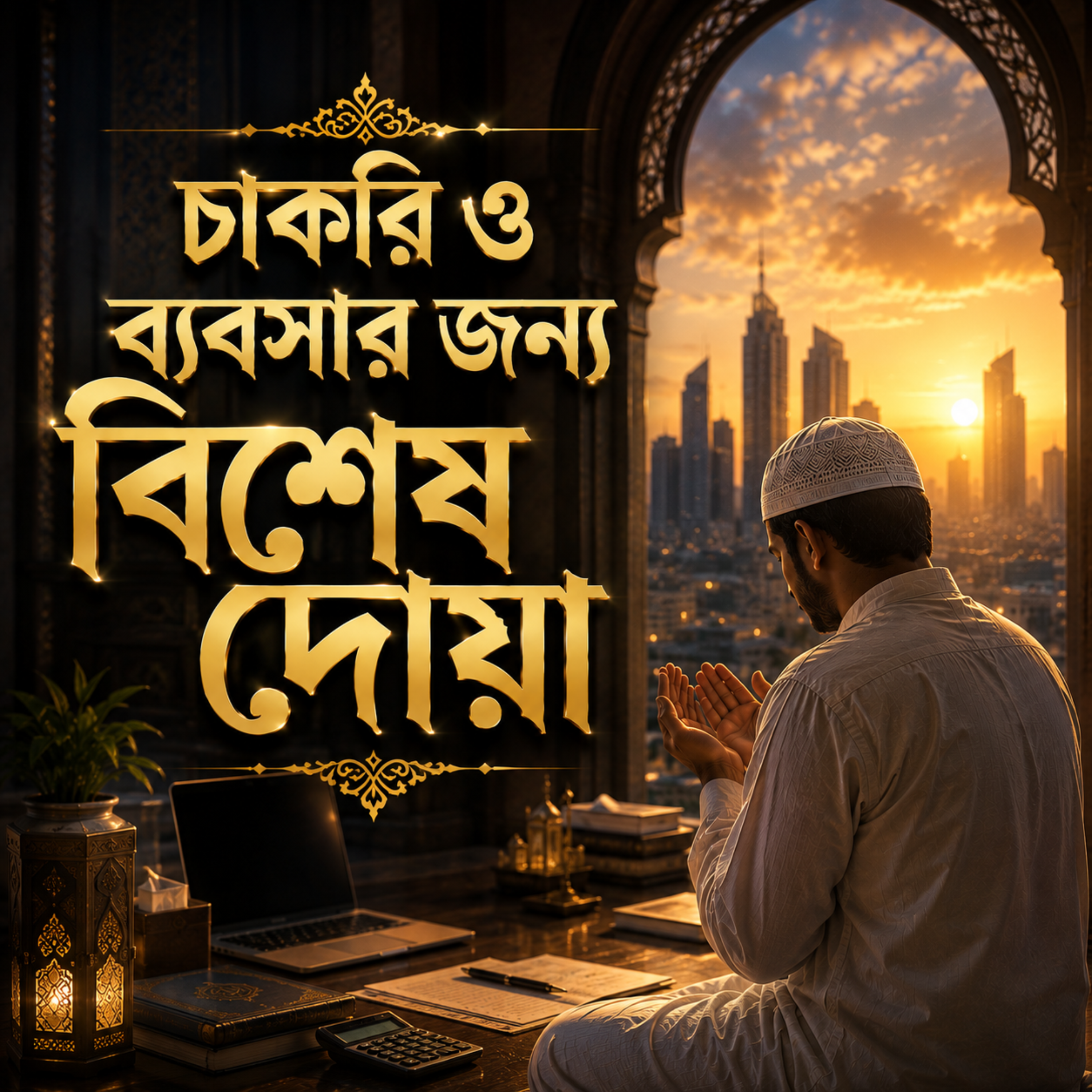 চাকরি ও ব্যবসার জন্য বিশেষ দোয়া by Ananya Sharma cover art