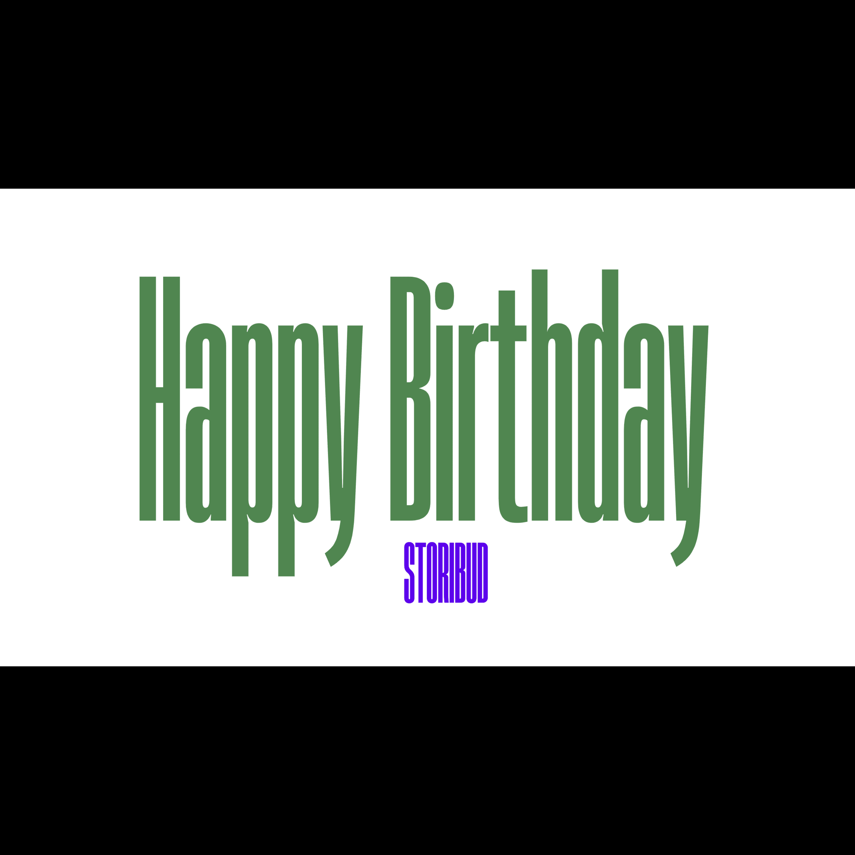 Happy Birthday artwork