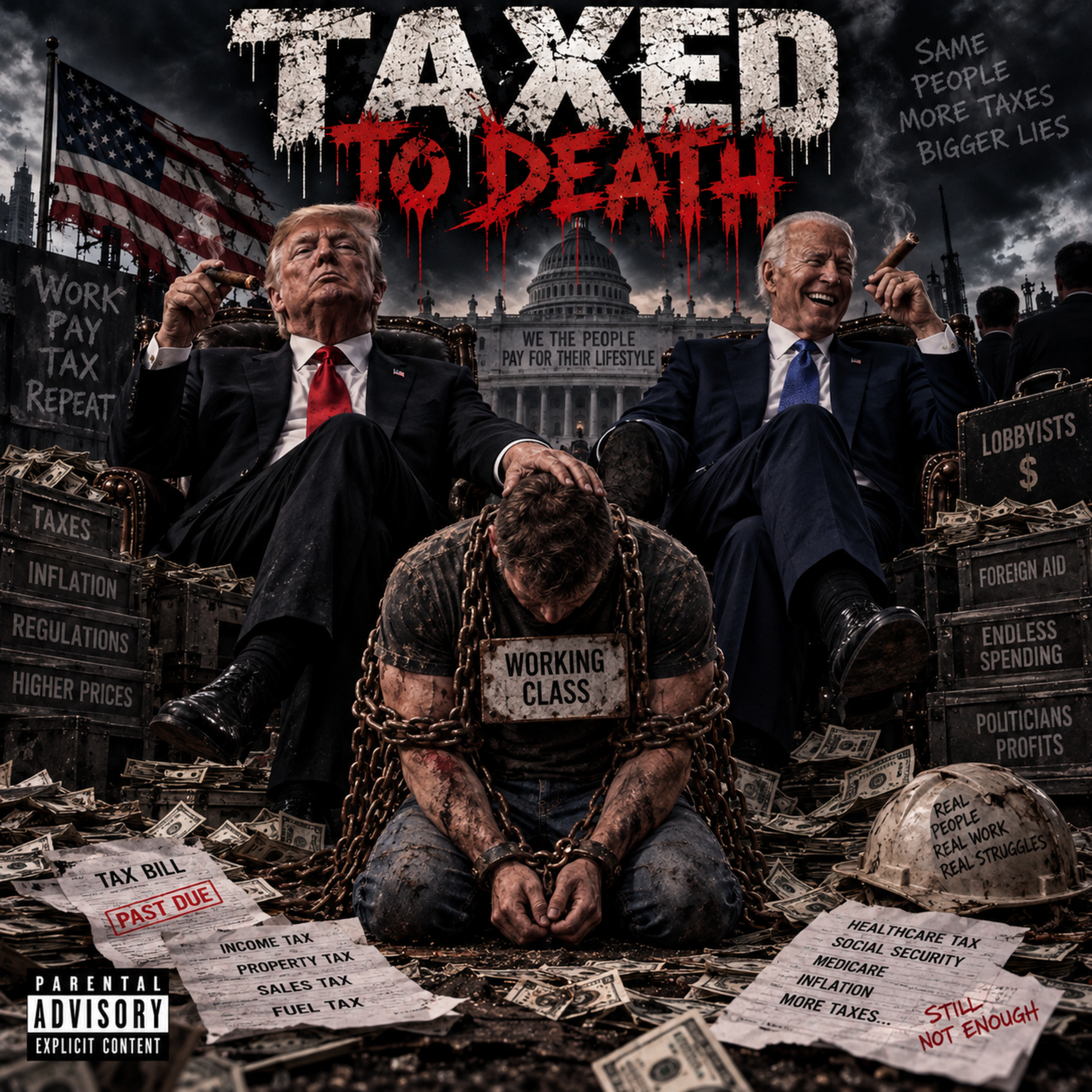 Taxed To Death by Sawer Creed cover art