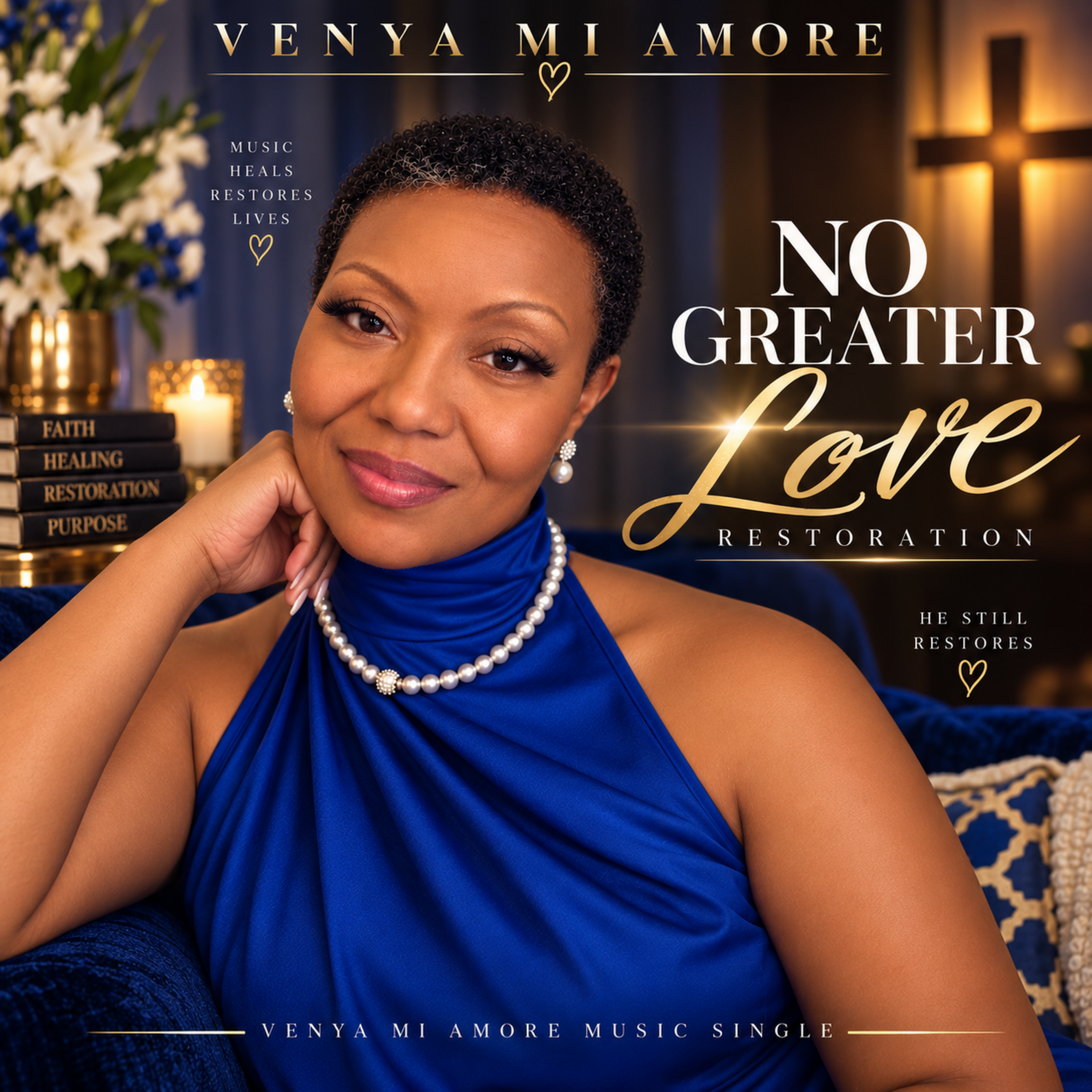 NO GREATER LOVE RESTORATION by Venya Mi Amore cover art