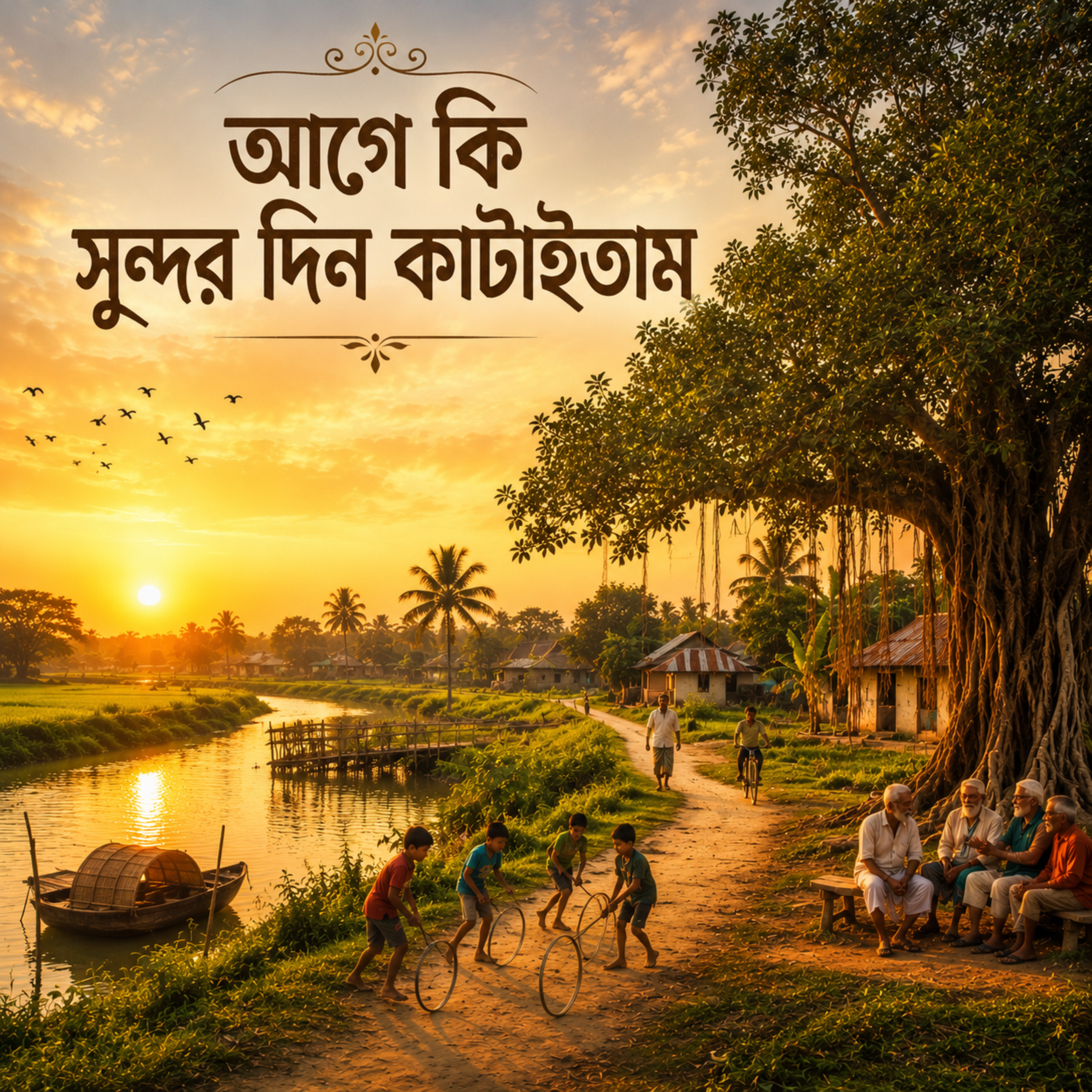 আগে কি সুন্দর দিন কাটাইতাম by Rabiul Karim cover art