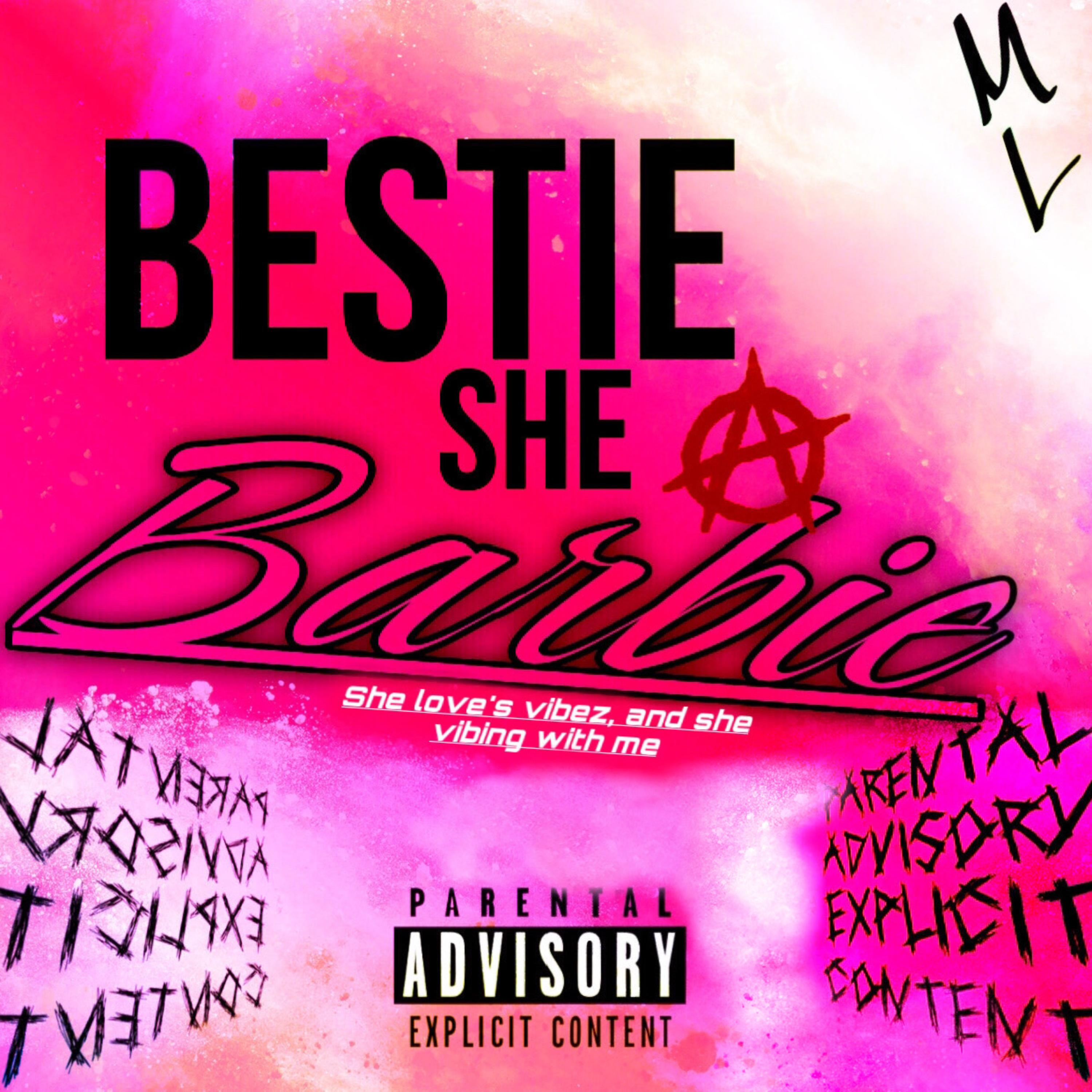 BESTIE SHE A BARBIE artwork