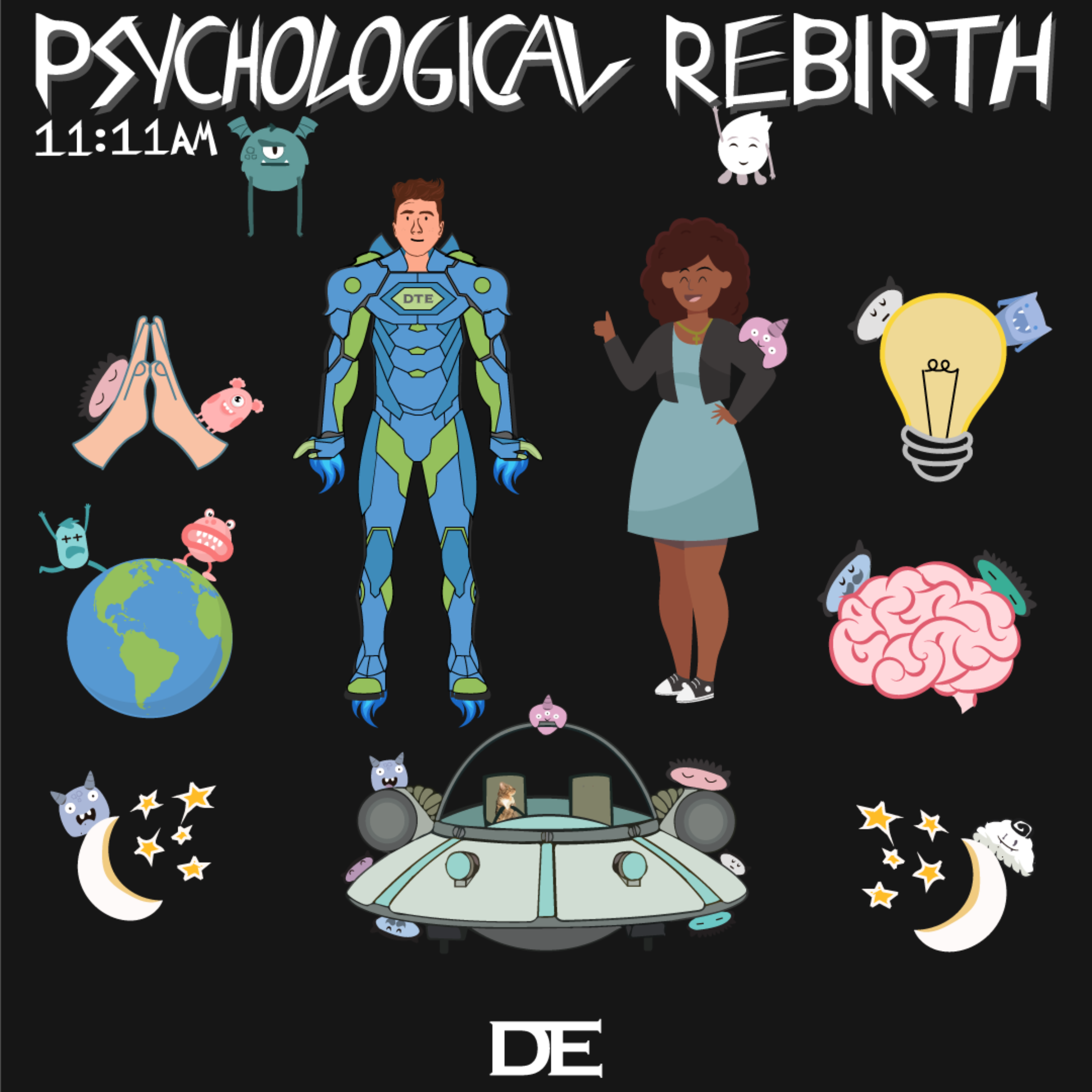 PSYCHOLOGICAL REBIRTH / 11:11 AM artwork