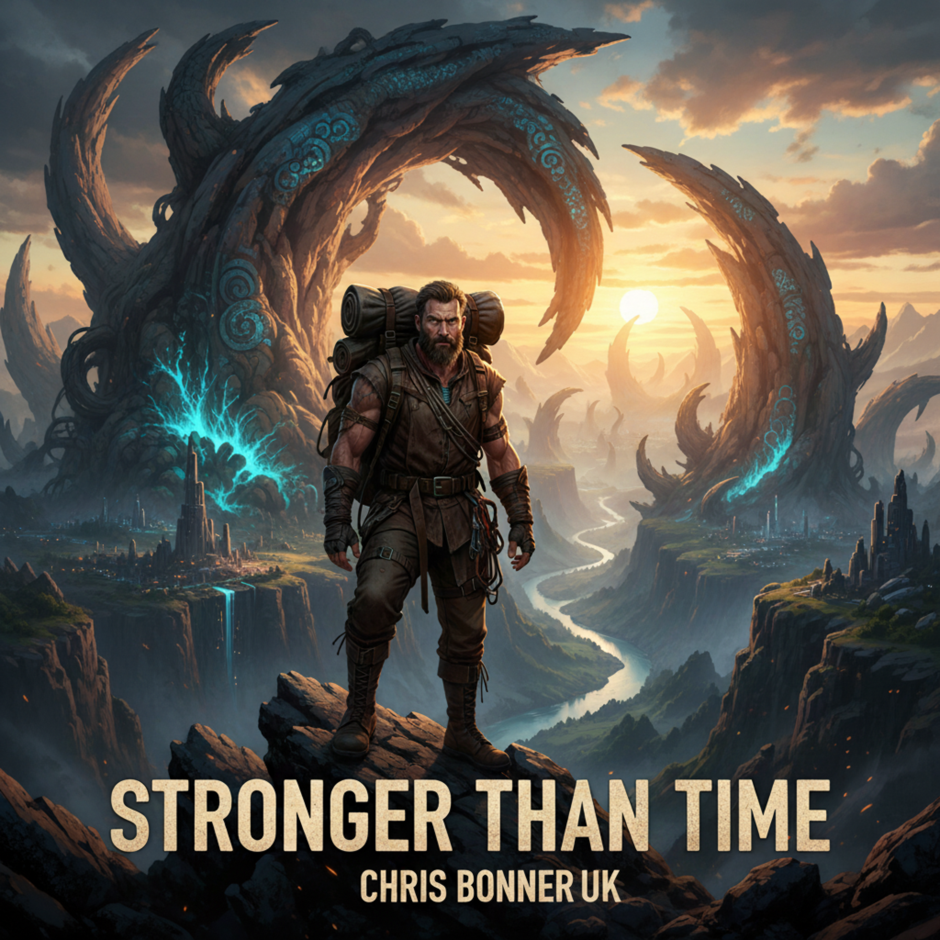 Stronger Than Time by Chris Bonner UK cover art