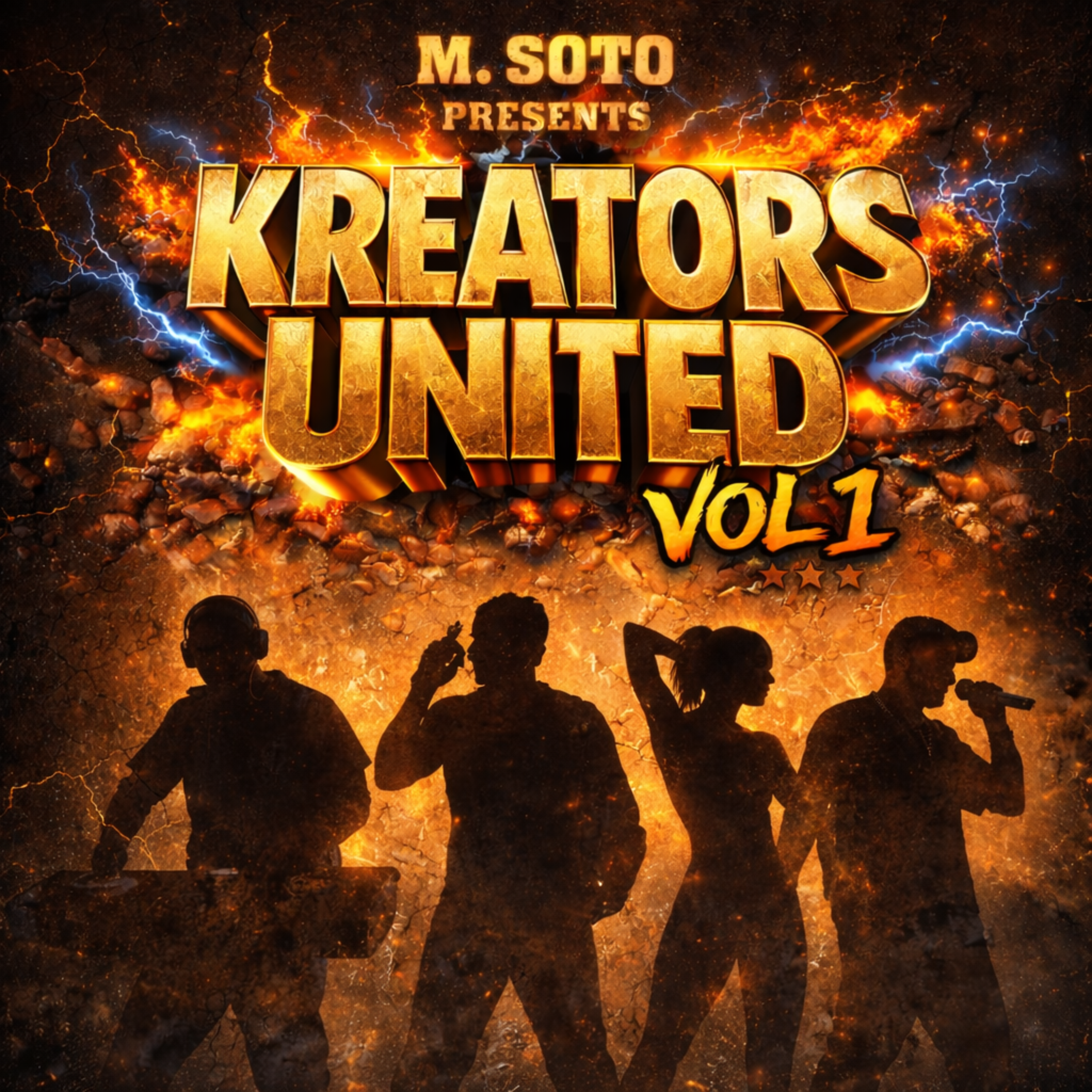 KREATORS UNITED VOL 1 by M Soto cover art