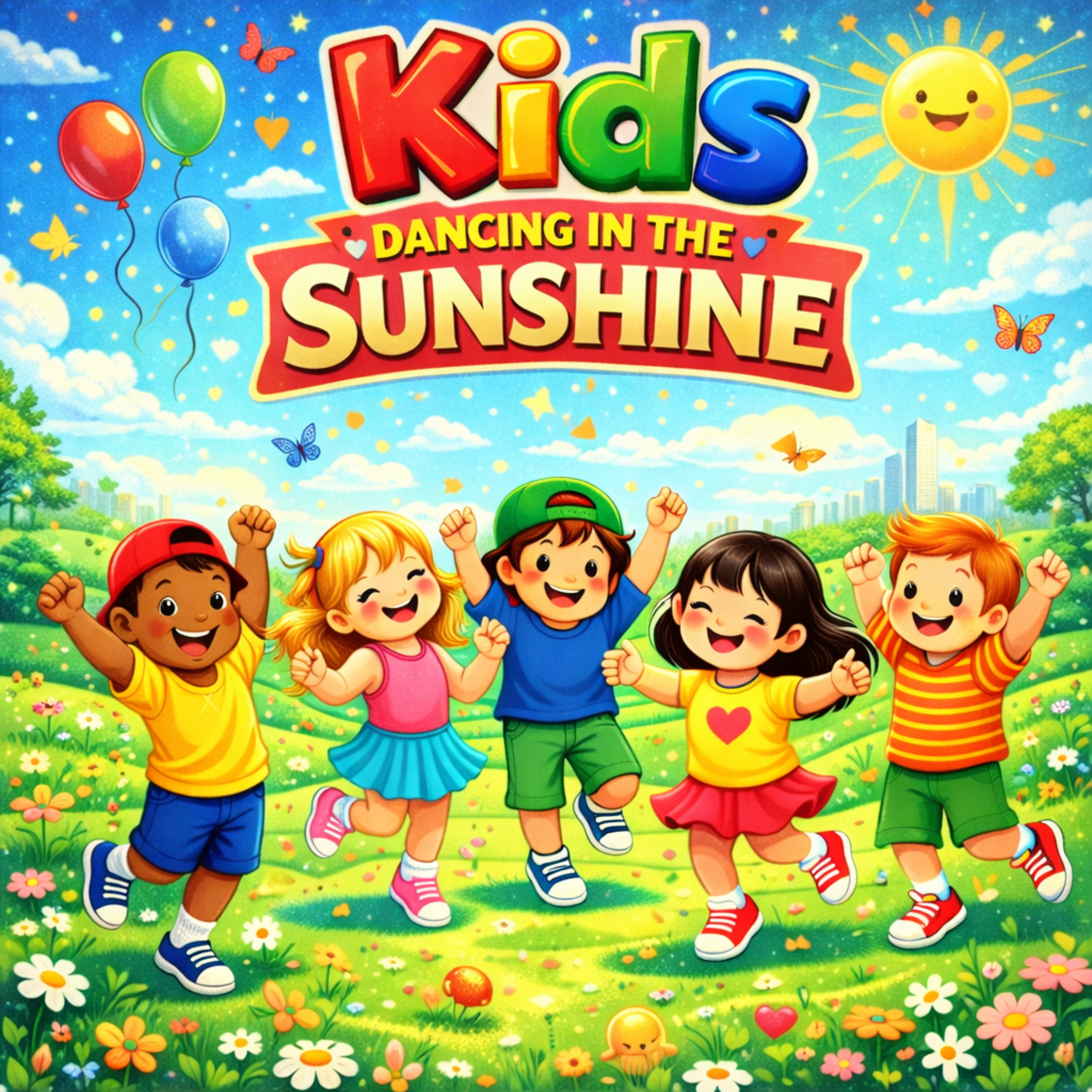 KIDS Dancing In The SUNSHINE artwork