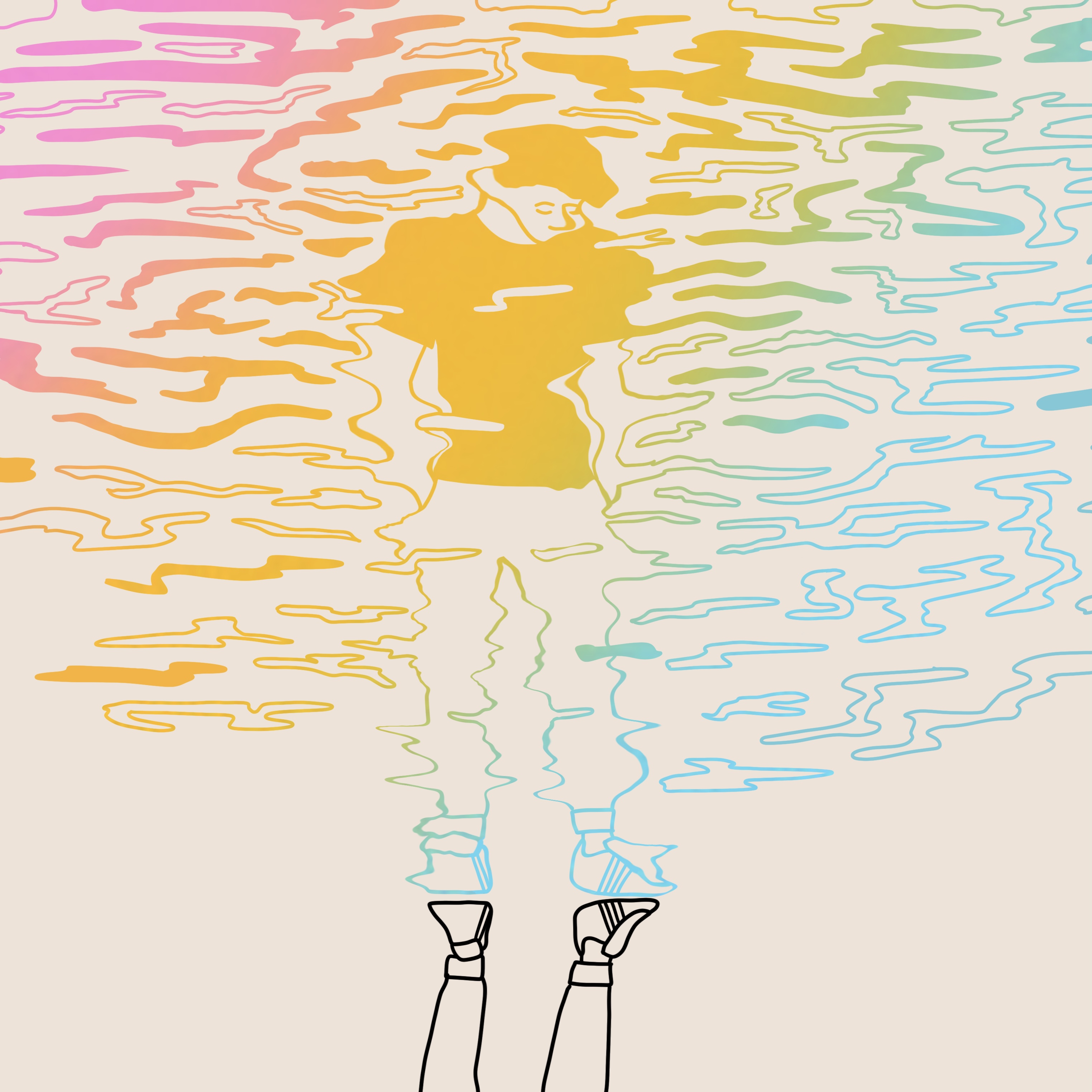 orange sweater artwork